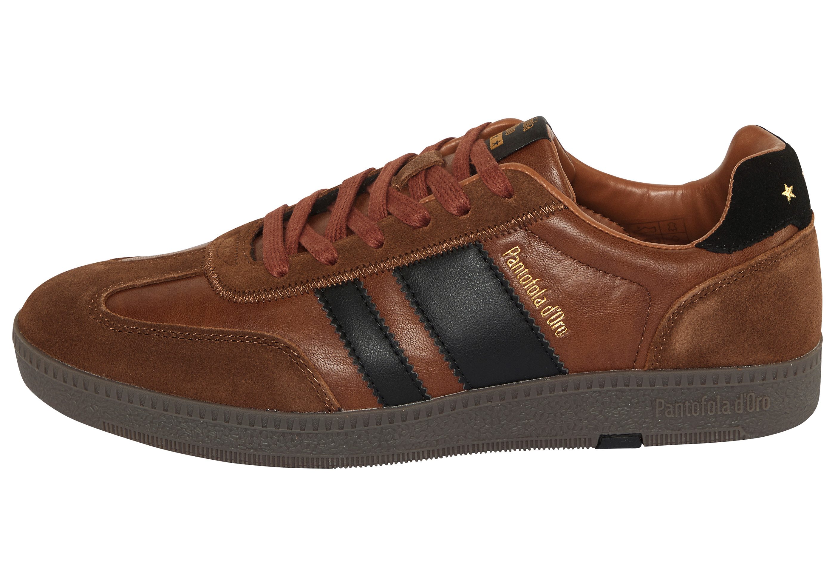 Pantofola d´Oro ASTRA Sneaker aus Leder, Laufsohle aus Gummi, mit Schnürung