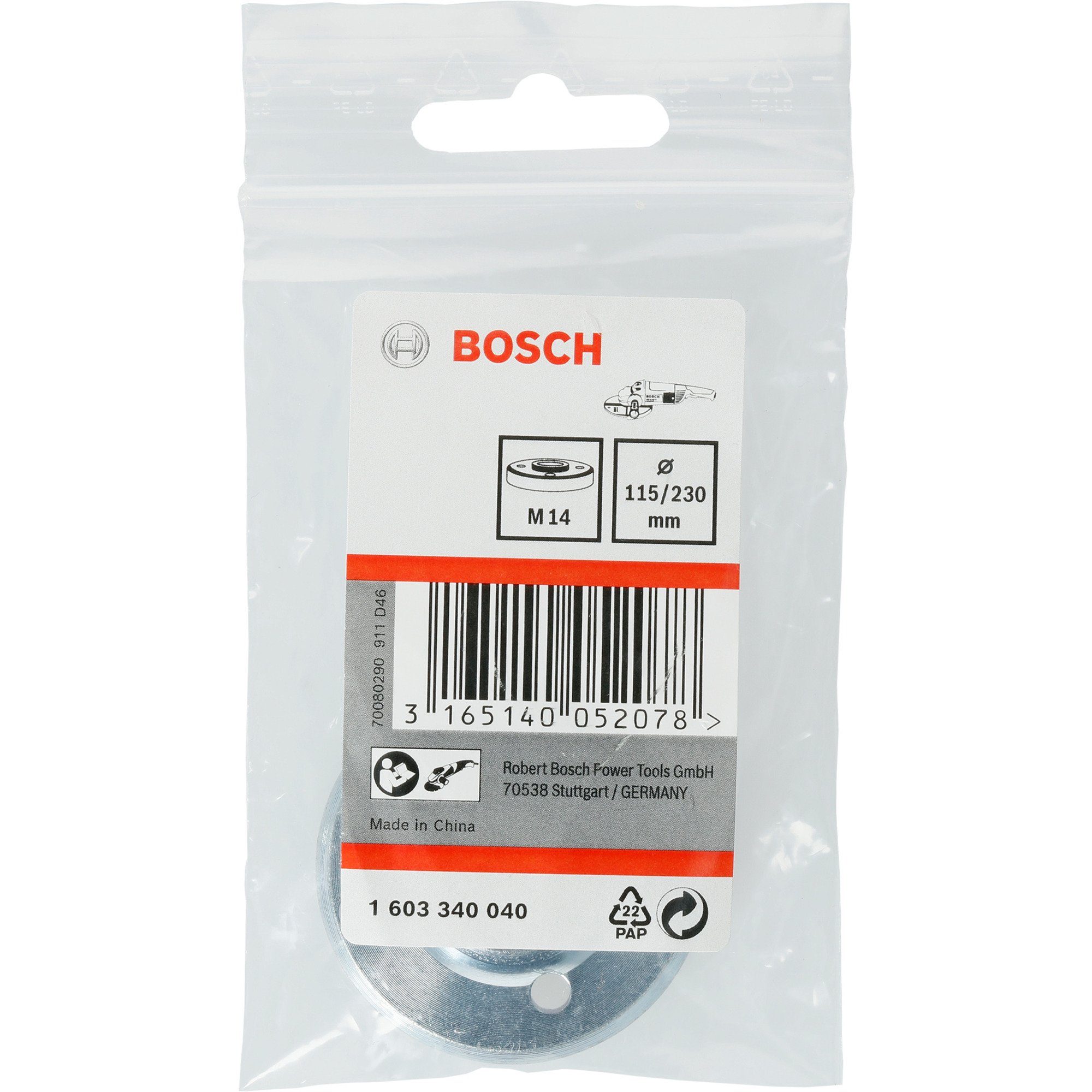 BOSCH Schleifscheibe Bosch ab 8/90, Aufsatz Professional Spannmutter