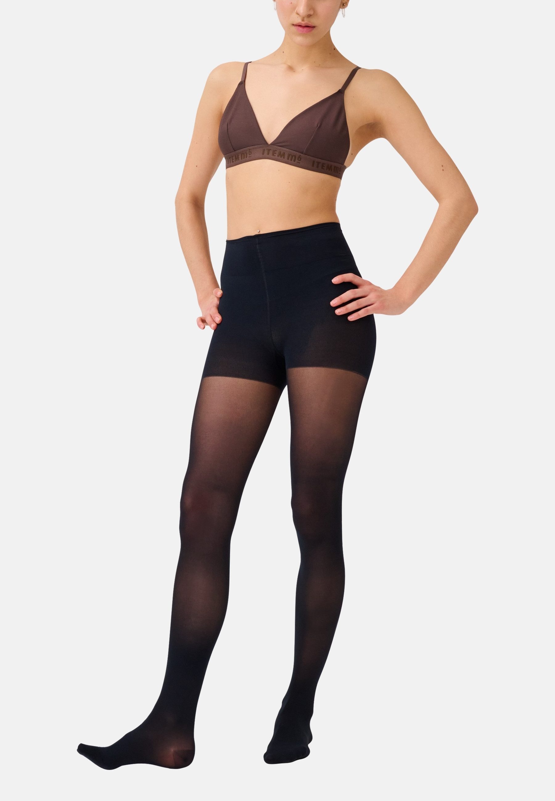 ITEM m6 Stützstrumpfhose Translucent 30 DEN Conscious 30 DEN Kompression, Make-up-Effekt, Control Top, recycelte Garne