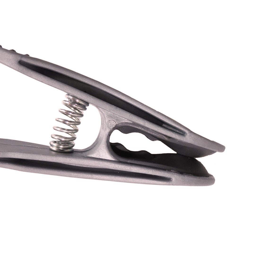 trendfinding Wäscheklammern 48 Wäscheklammern mit Soft Grip Silber-Anthrazit, Unverwechselbares Design, Langlebigkeit durch neueste Klammertechnik