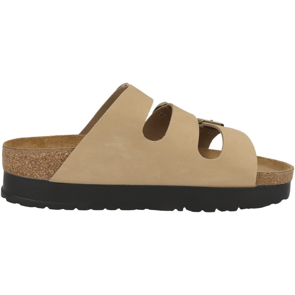 Papillio by BIRKENSTOCK Florida III Flex Platform Nubukleder schmal Damen Sandale Sandaletten, Sommerschuhe, Badeschuhe, Riemchen, Schlappen
