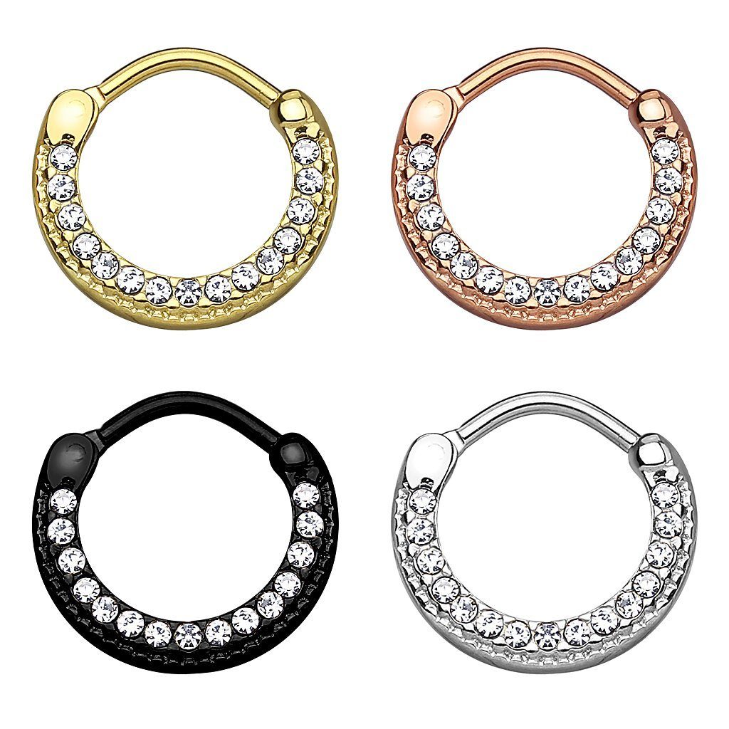 Taffstyle Nasenpiercing Piercing Septum Schild gebogen günstig online kaufen