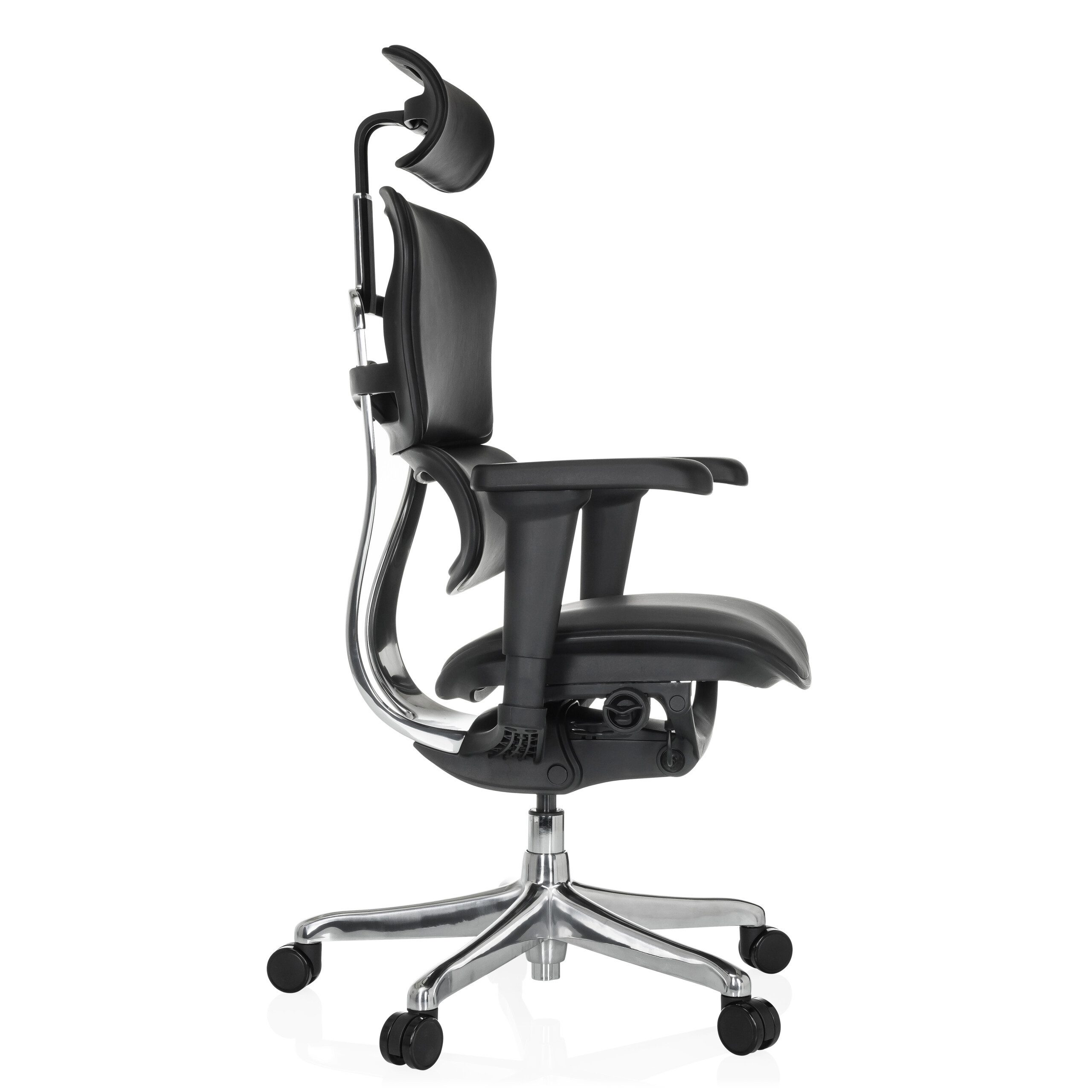hjh OFFICE Drehstuhl Luxus Chefsessel ERGOHUMAN ULTRA L GEN2 Leder (1 St), Profi Bürostuhl Schreibtischstuhl ergonomisch