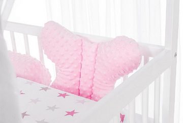 Kinderbettwäsche Baby Bettset für Hausbett Deko Bettwäsche Sterne Garnitur (Ohne Bett), Babyhafen, mit Reißverschluss