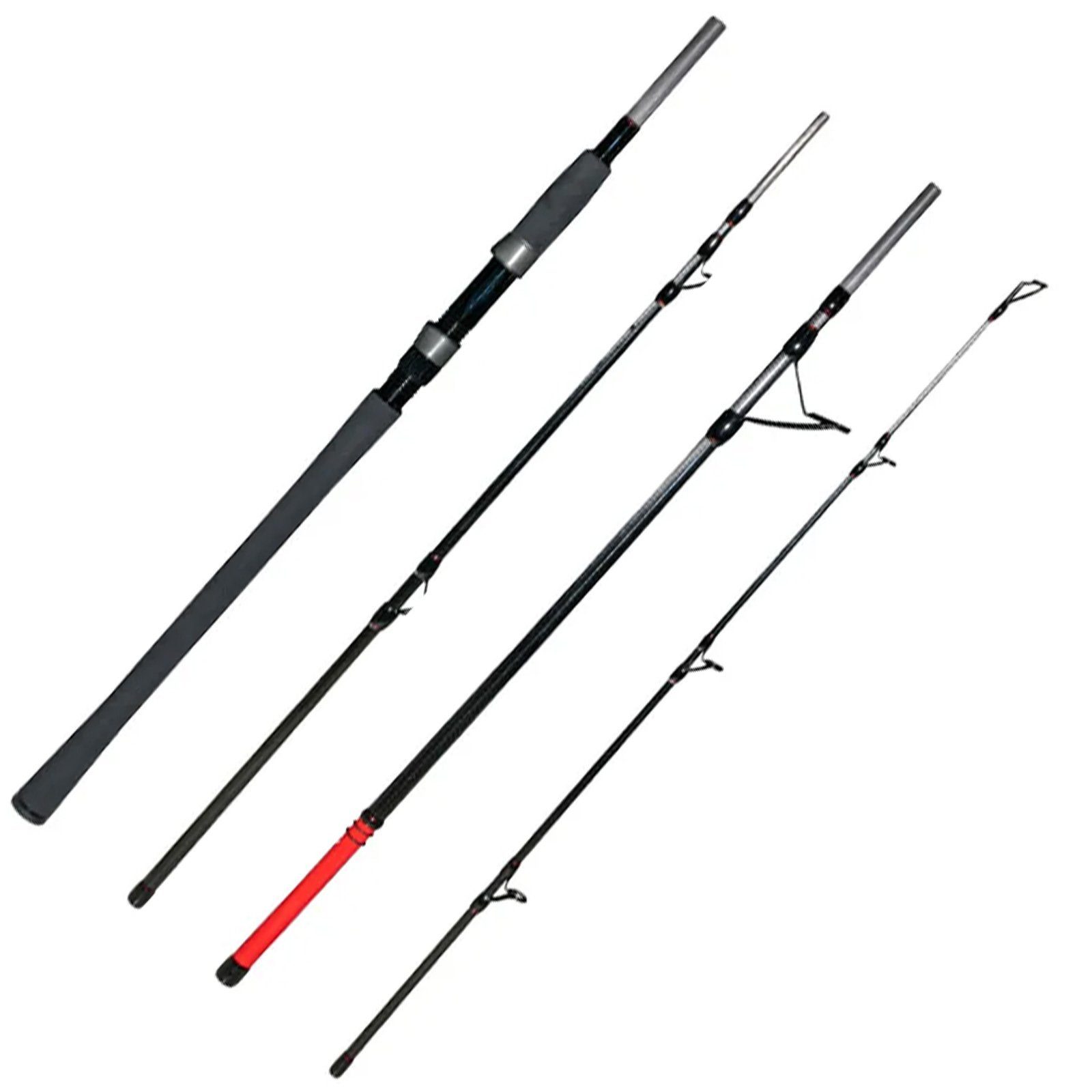 Zeck Fishing Reiserute, (4-tlg), Zeck Troy 240cm 40-150g Spinnrute Reiserute