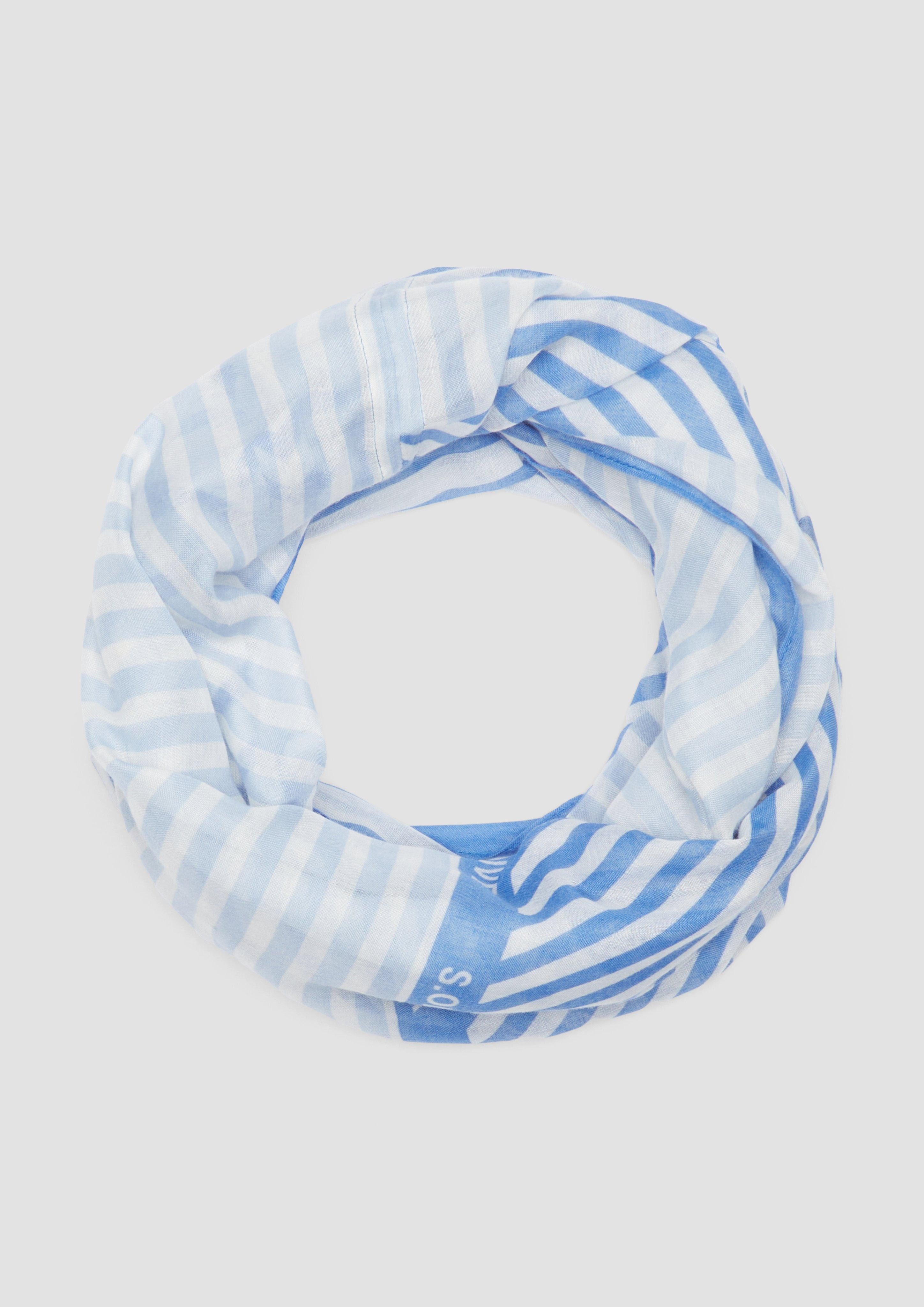 Halstuch Lässiger Loop-Schal mit All-over-Print