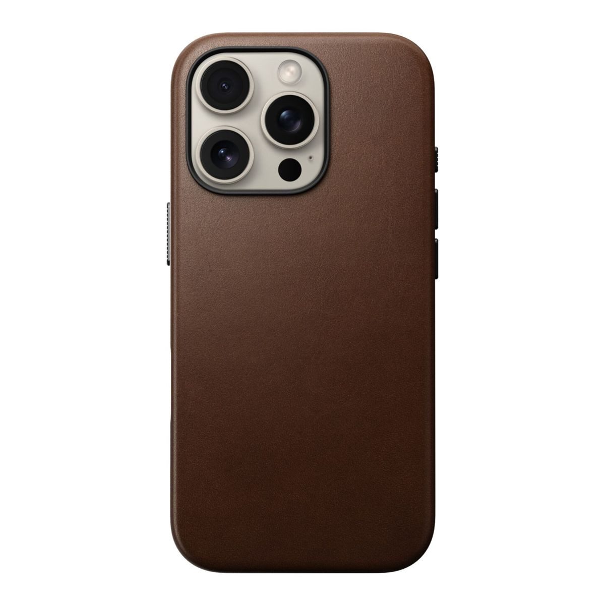 Nomad Smartphone-Hülle Traditional Leather Case iPhone 16 Pro Brown