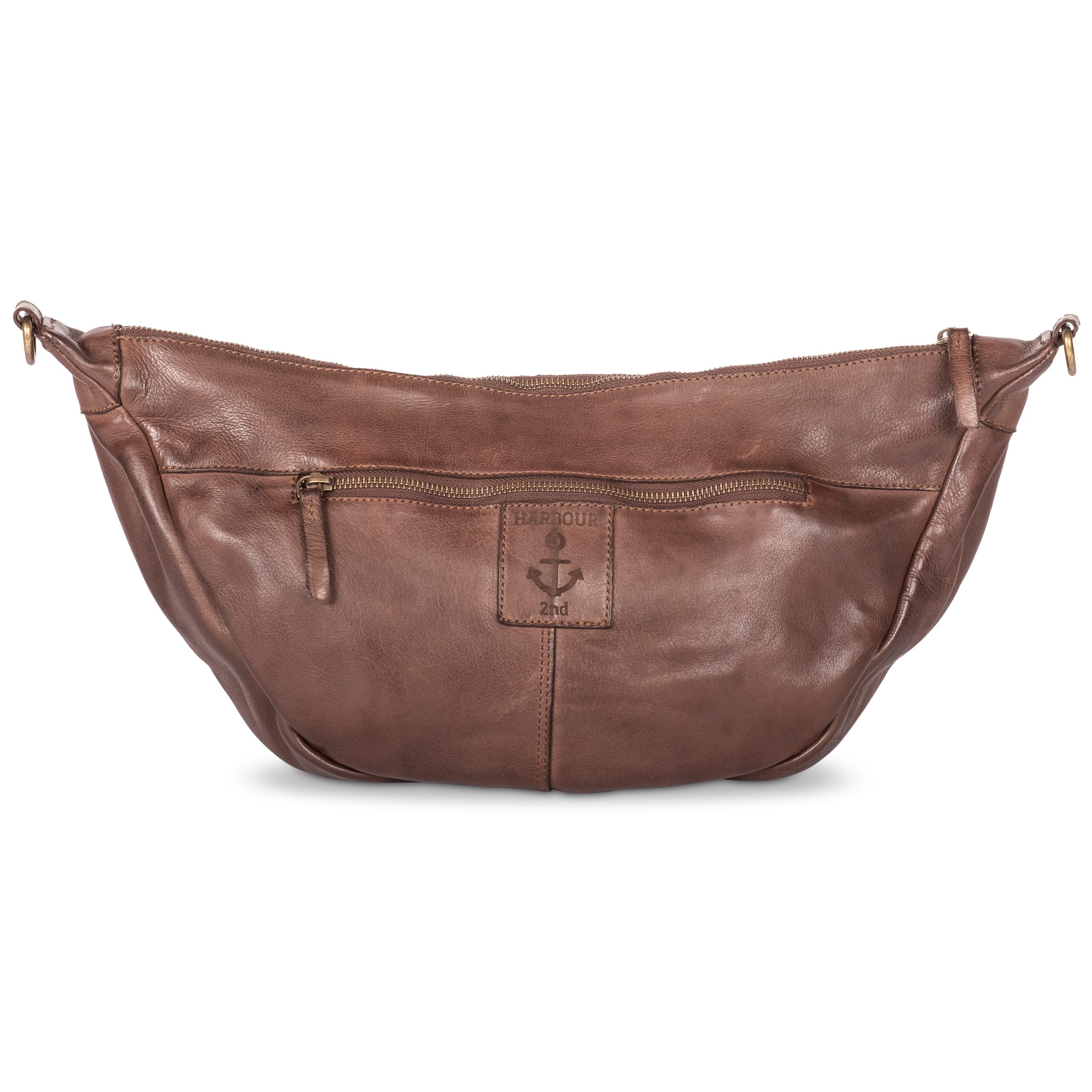 Cas8 Umhängetasche NANCY -Special Collection- Große Moonbag mit Nieten für Damen