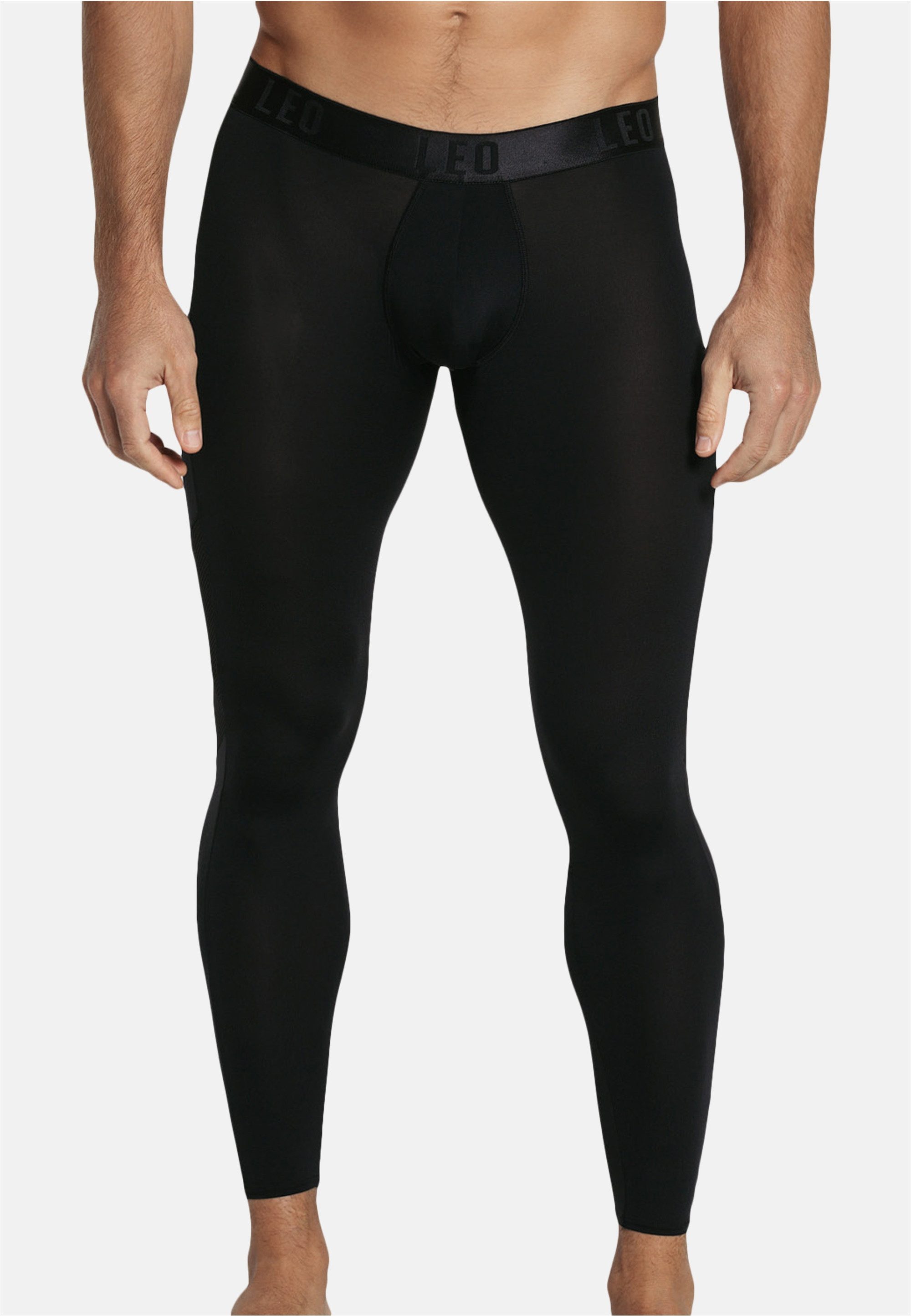 LEO by LEONISA Trainingstights mit atmungsaktiven Mesh-Einsätzen