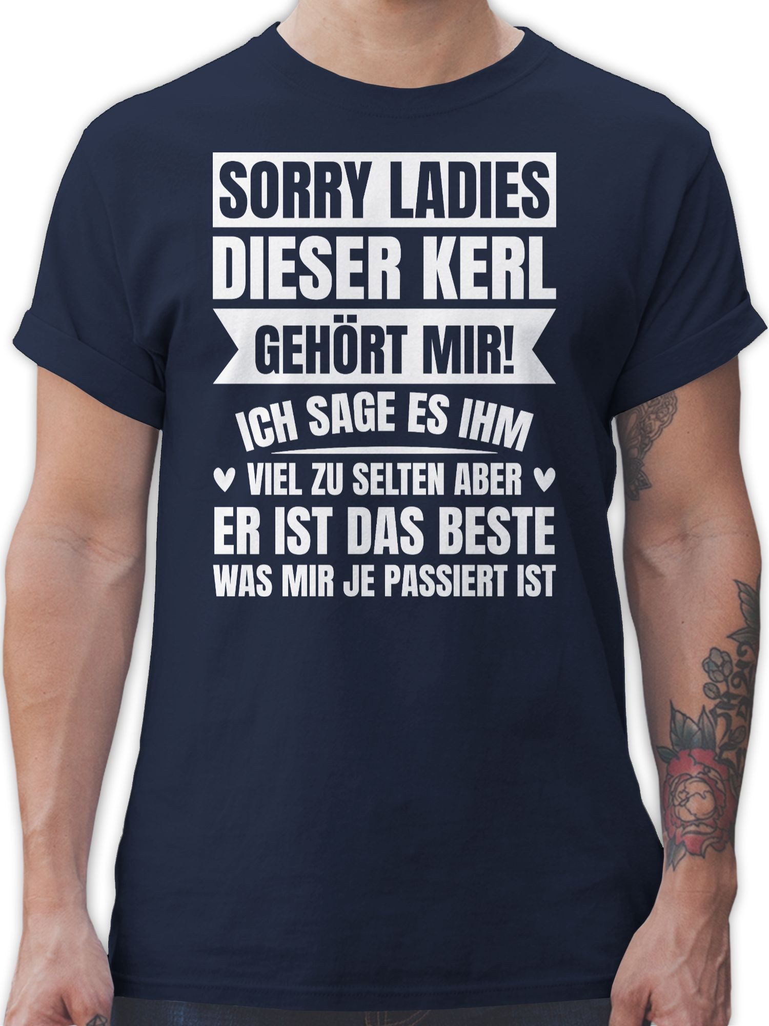 T-Shirt Sorry Ladies! Dieser Kerl gehört mir - Lustiges Valentinstagsgeschenke