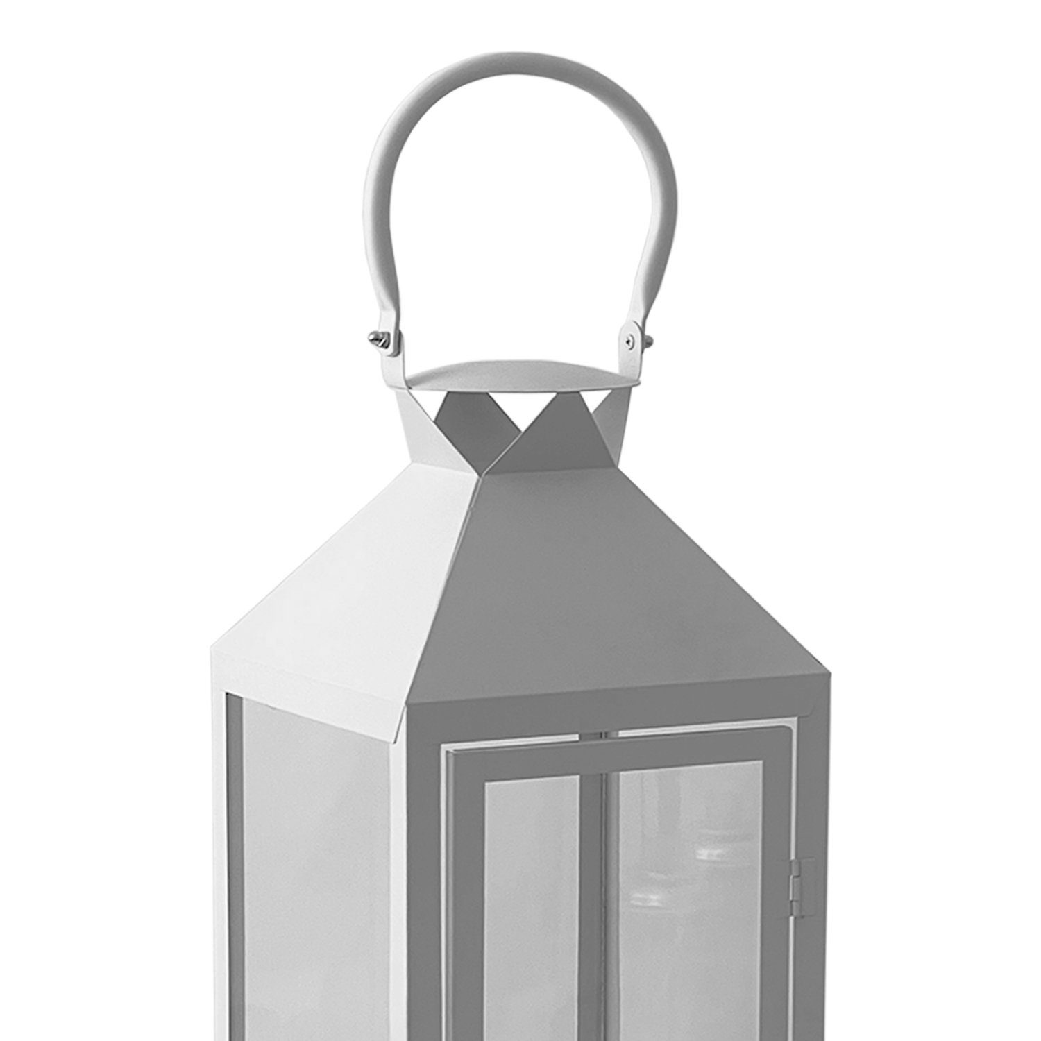 Mojawo Laterne XXL Edelstahl-Laterne 54cm günstig online kaufen