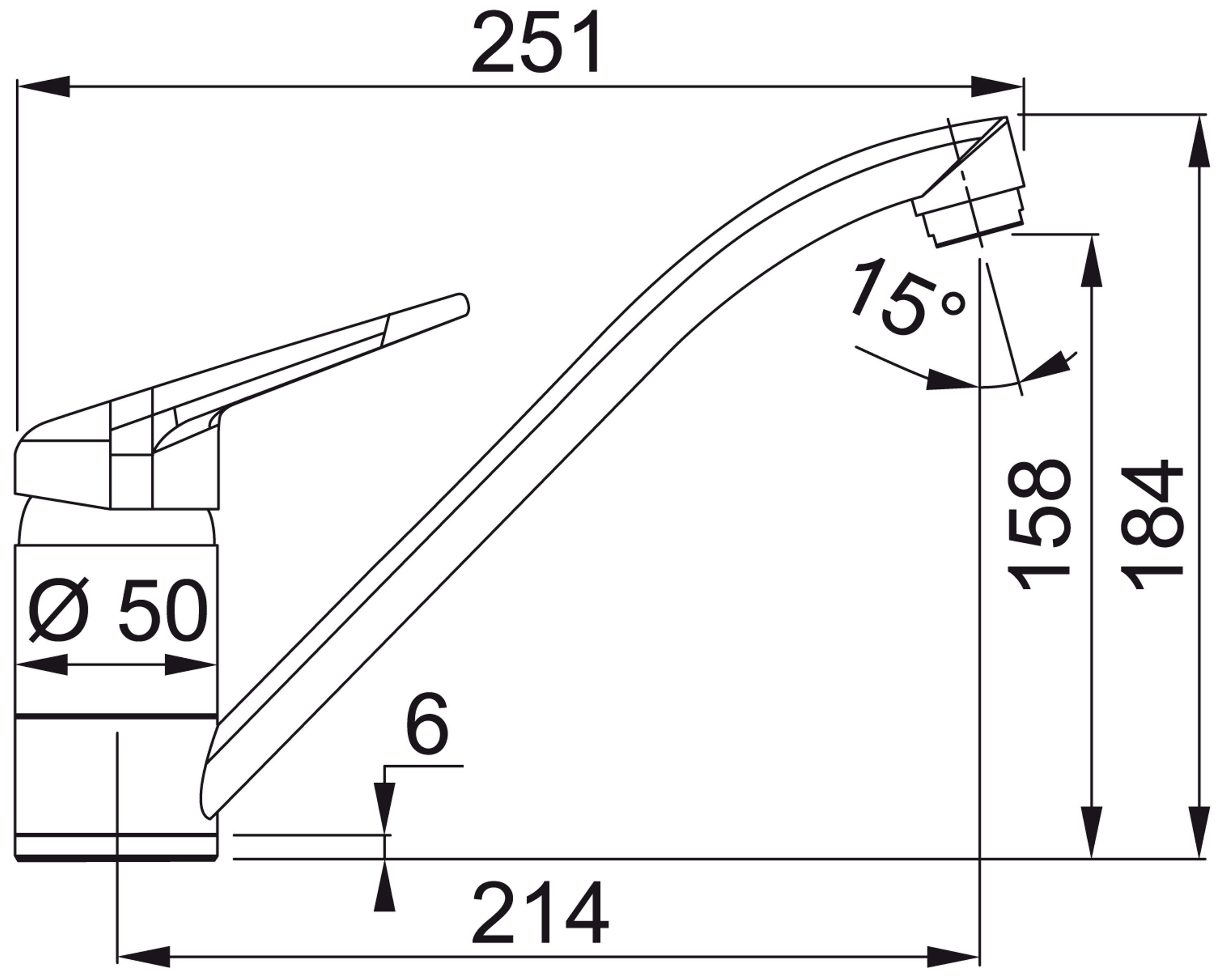 FRANKE Küchenarmatur FRANKE NOVARA PLUS HD (1-St) Hochdruck, Keramikkartusche, Bleifrei
