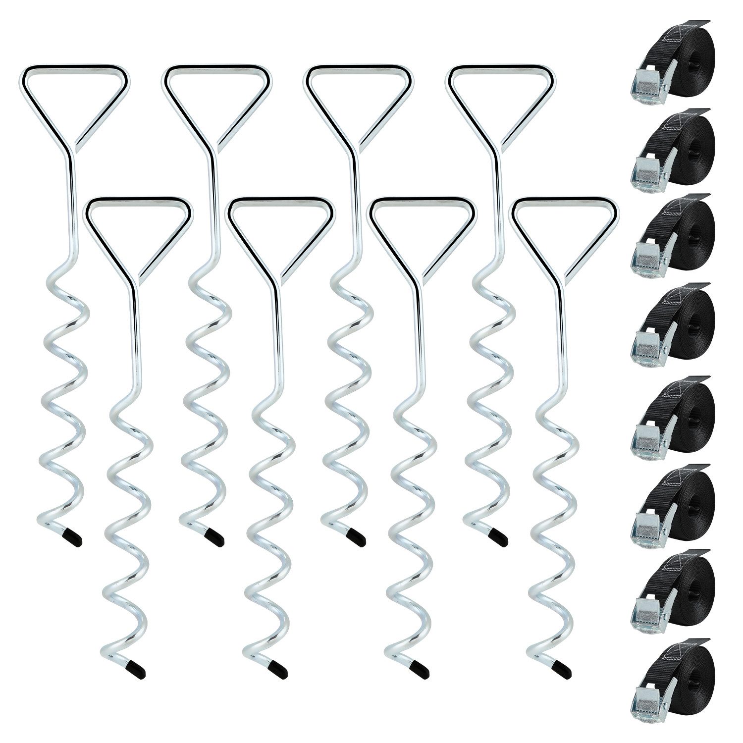 Bodenanker Bodenanker 8er Set Trampolin Bodenanker Befestigung Erdanker Set