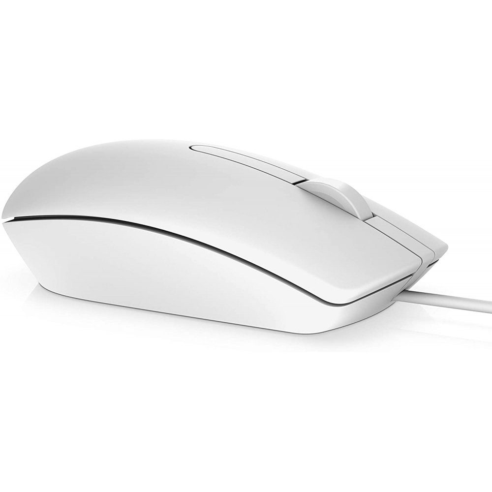 Dell MS116 - Maus - weiß ergonomische Maus