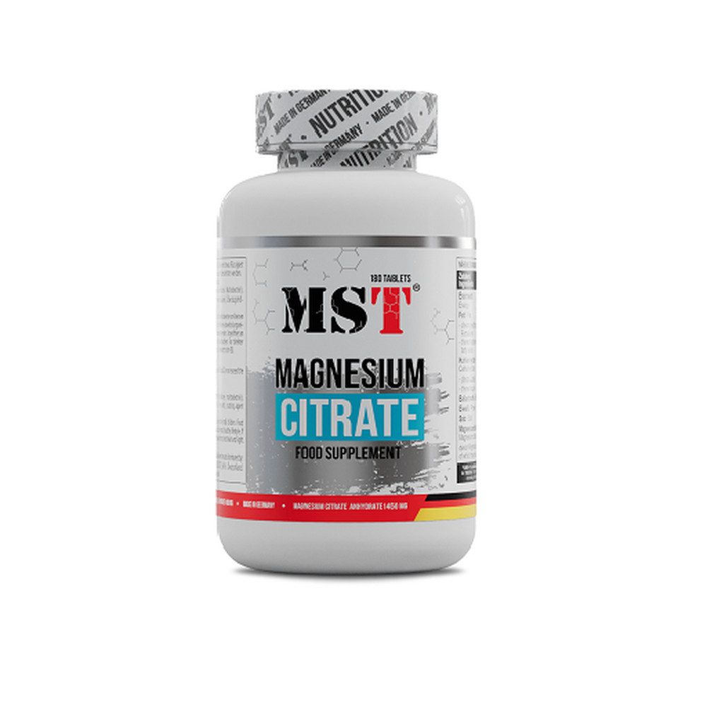 MST Nutrition MST - Magnesium Citrat 200mg - 90 Tabletten, 90 St.