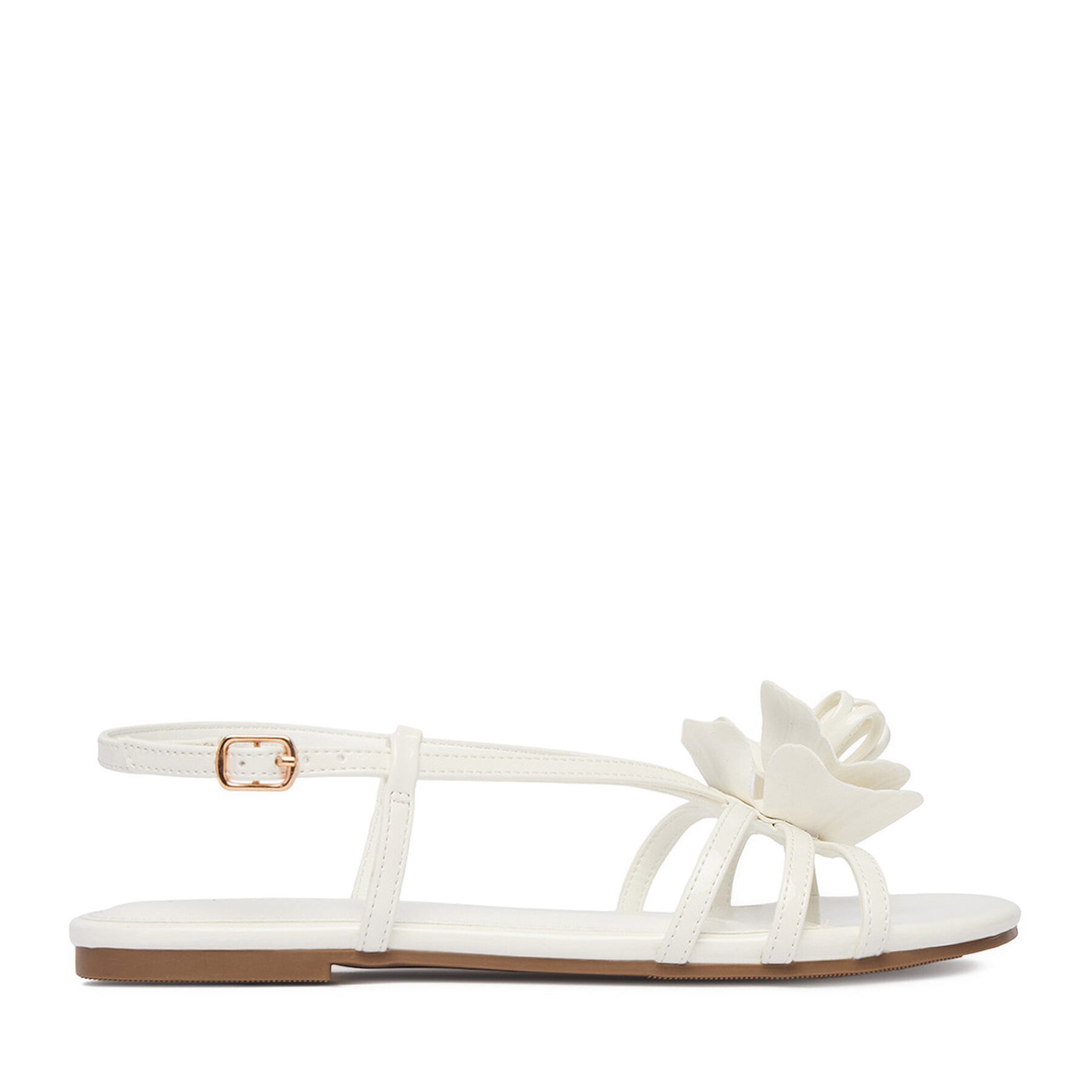 DeeZee Deezee Damen-Sandalen Weiß Sandale