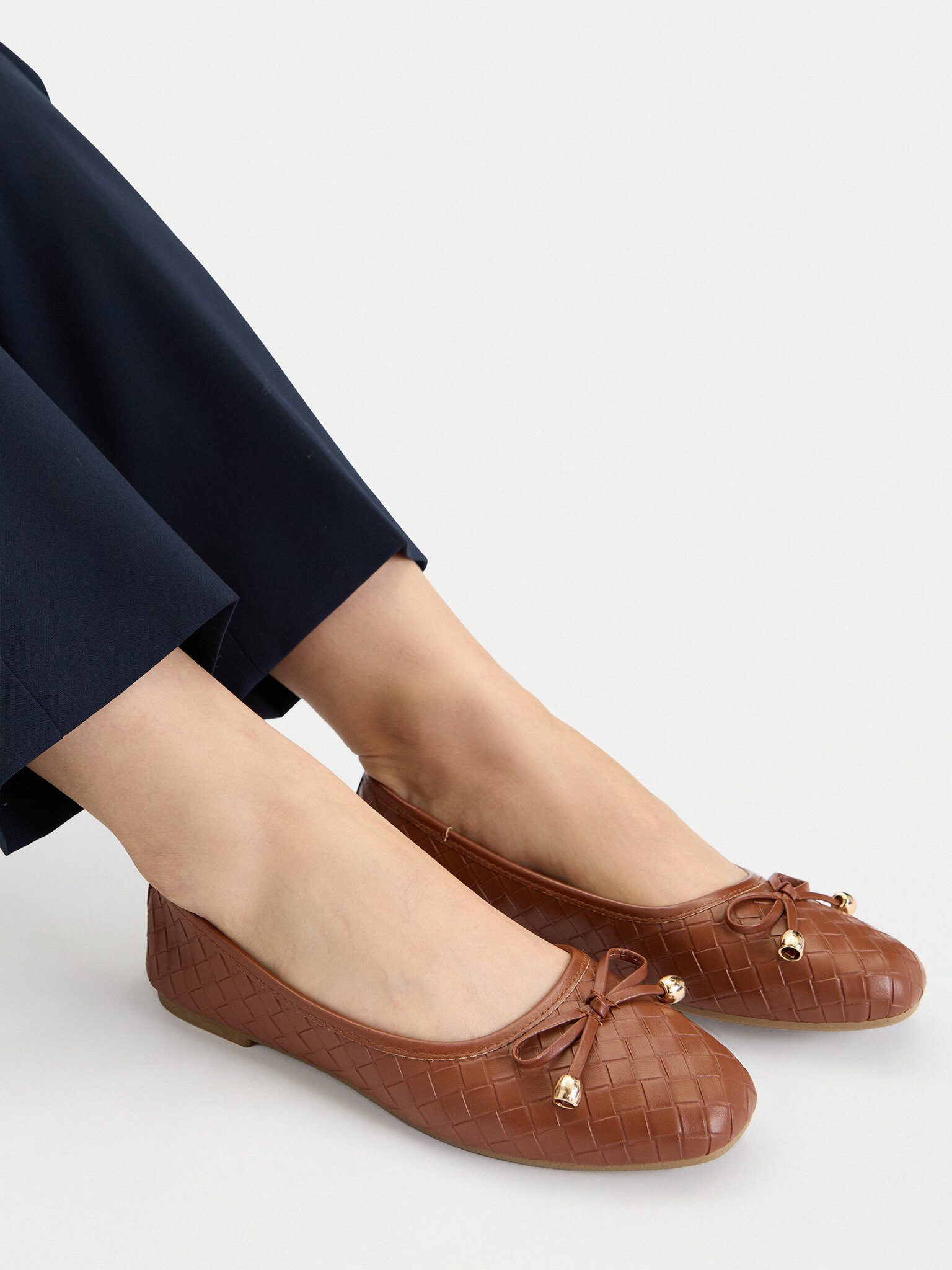Jenny Jenny Women's Ballerinas Brown JENNY-CEO WSS21735-02 Brown Ballerina