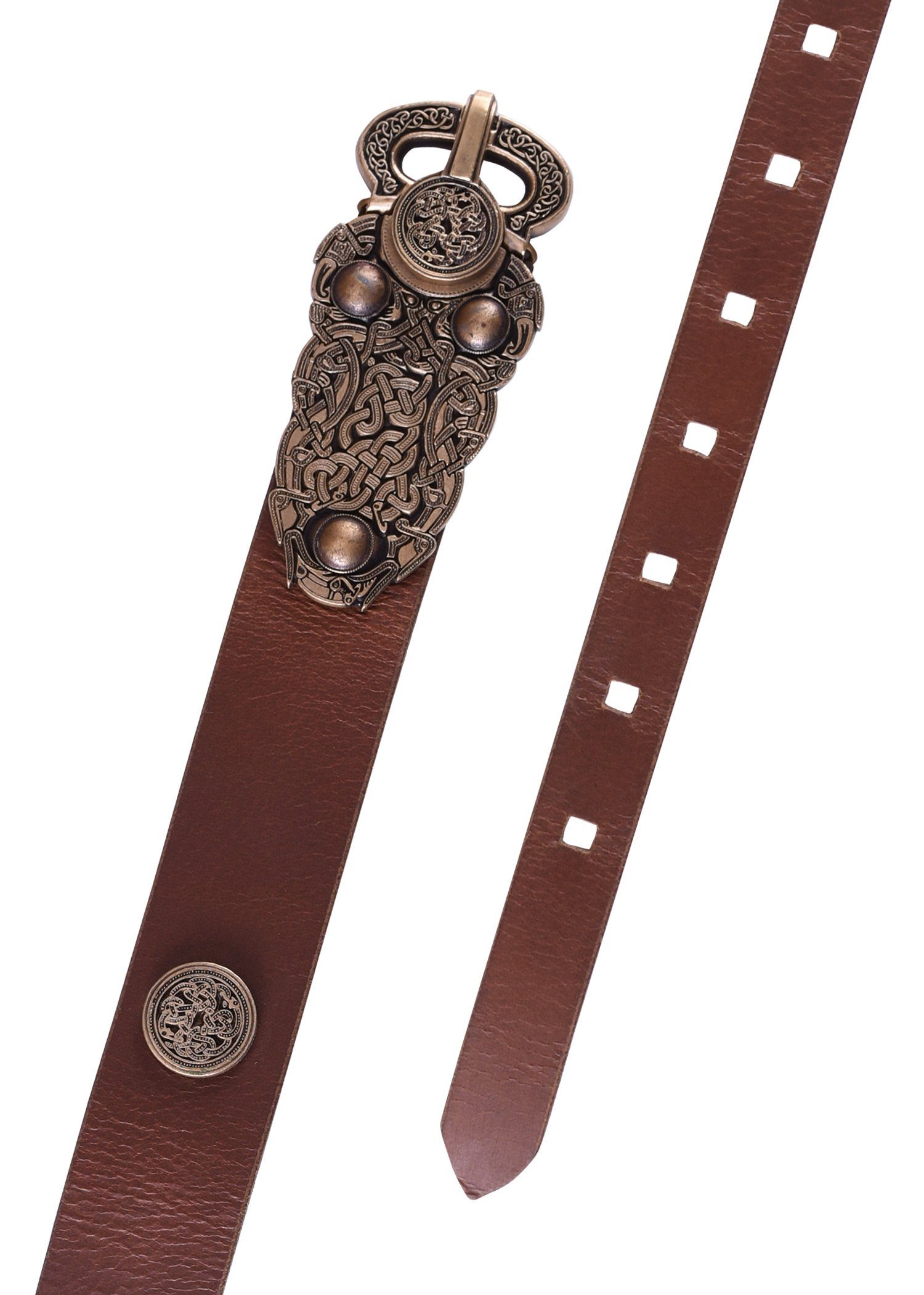 Ritter-Kostüm Sutton Hoo Gürtel aus Leder