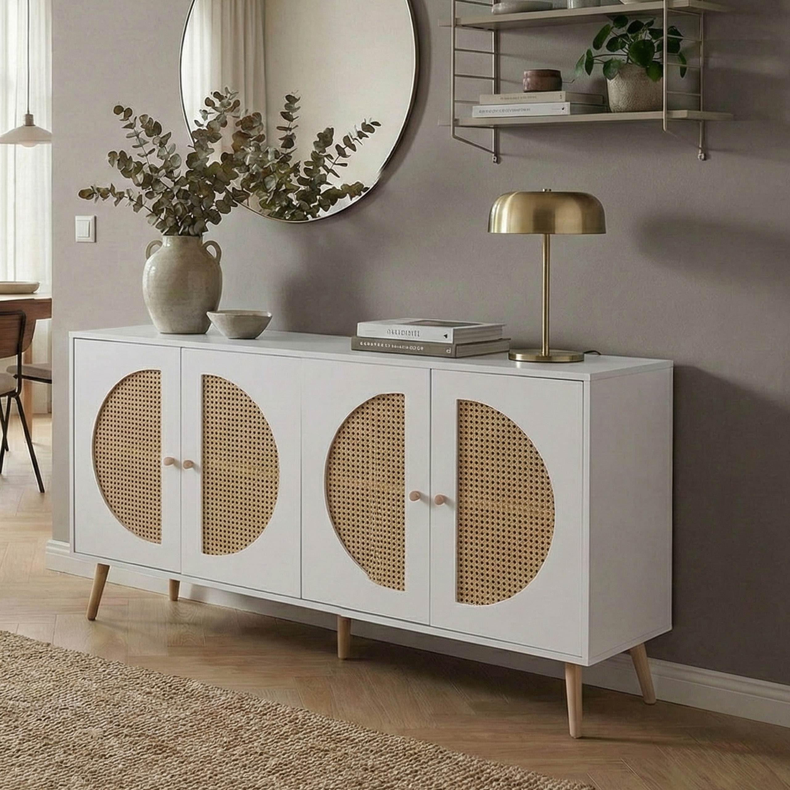 MCW Sideboard MCW-P49, Inklusive Fußbodenschoner für einen sicheren, schone günstig online kaufen