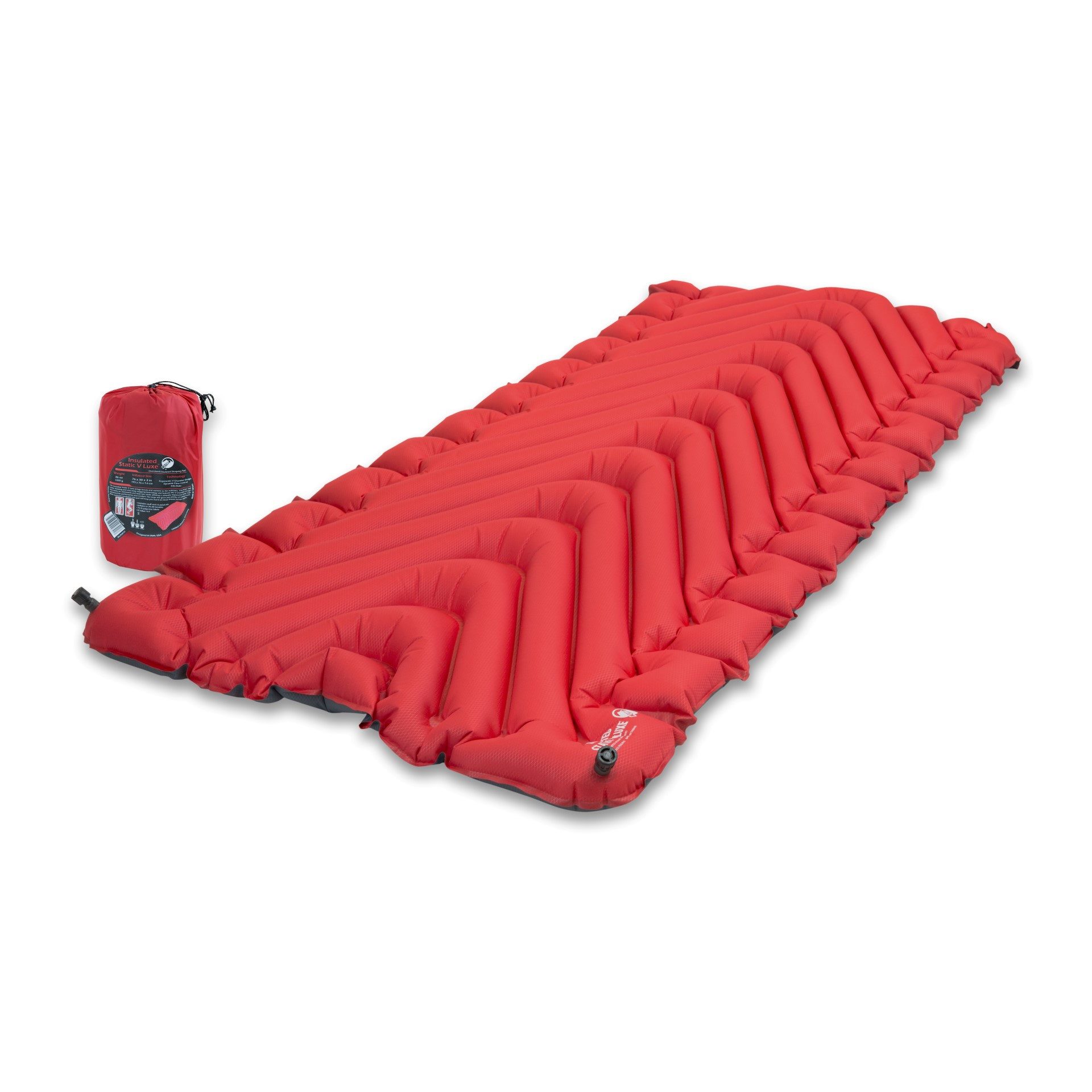 Klymit Isomatte KLYMIT Isomatte Insulated Static V Luxe - Extra Long (XL) - isoliert
