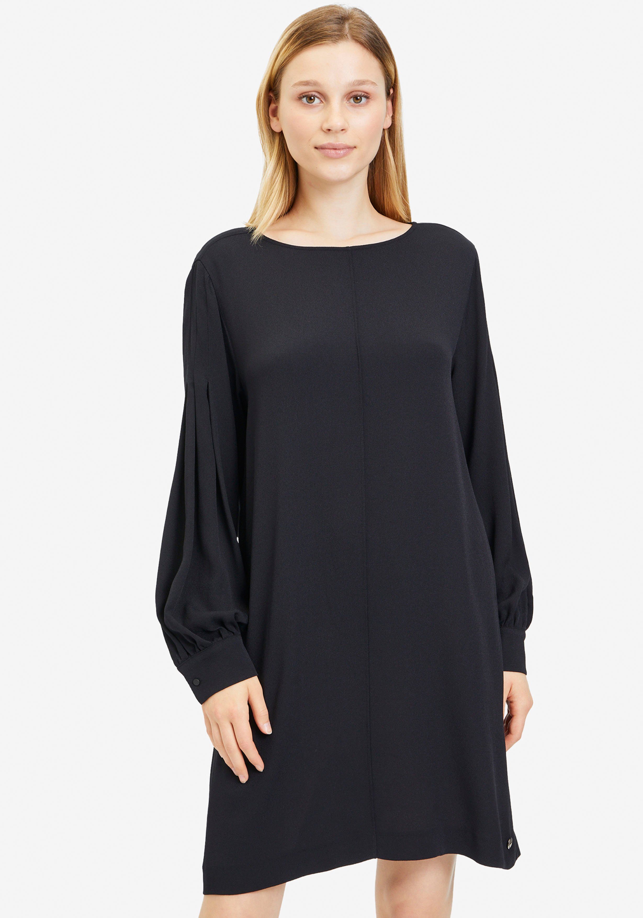 Tamaris A-Linien-Kleid KOLLEKTION Rundhalsausschnitt- black NEUE mit beauty