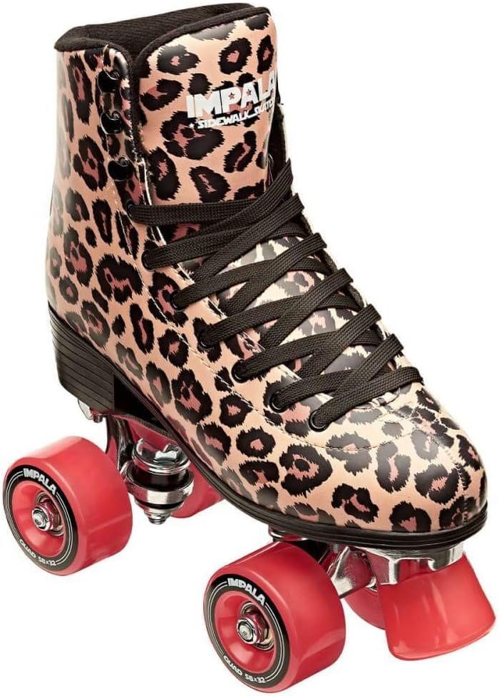 Rollschuhe IMPALA QUAD Rollschuh Impala SKATE leopard