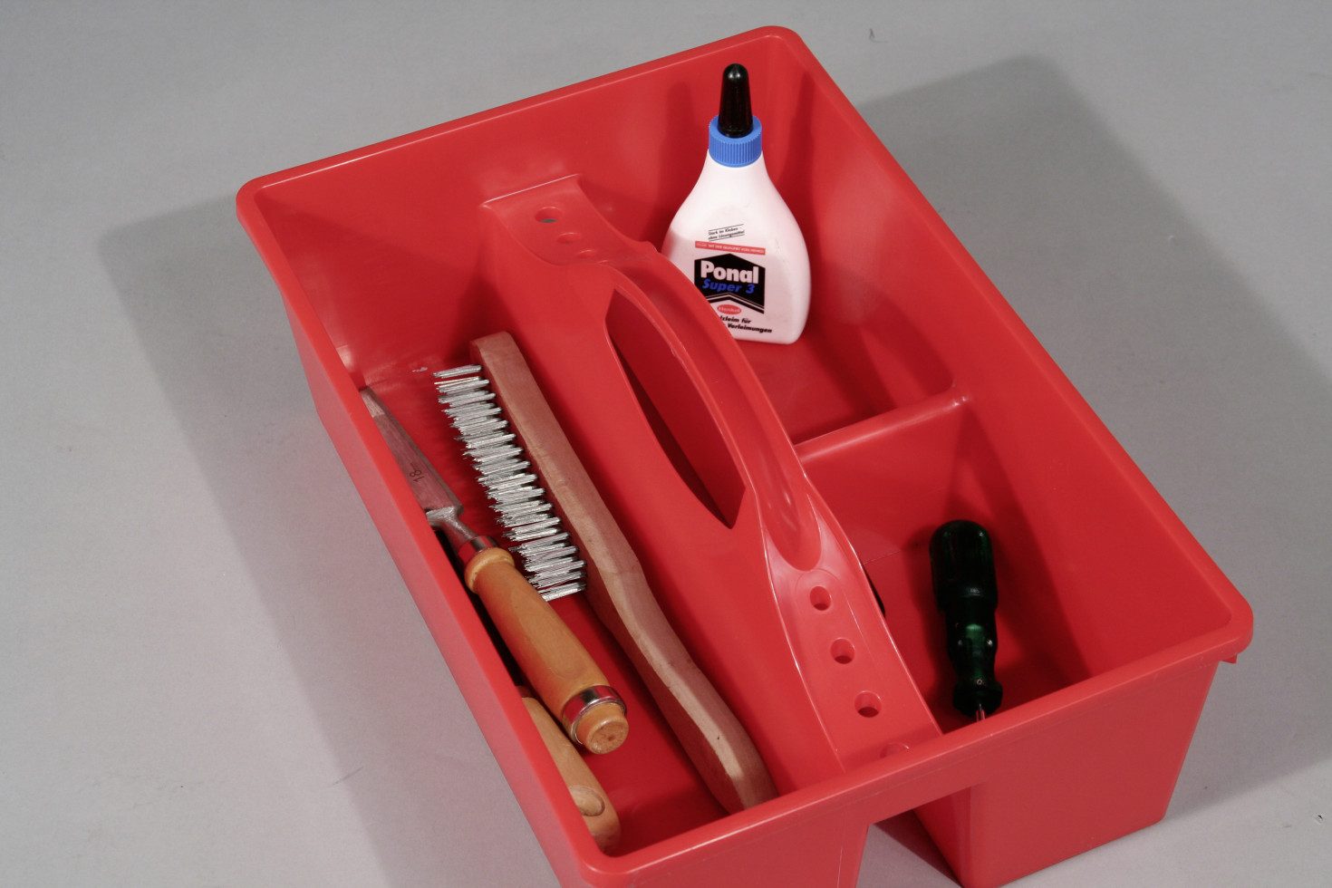 Allit Werkzeugkoffer Allit Tragekasten McPlus Carry 38 rot PP 1 langes