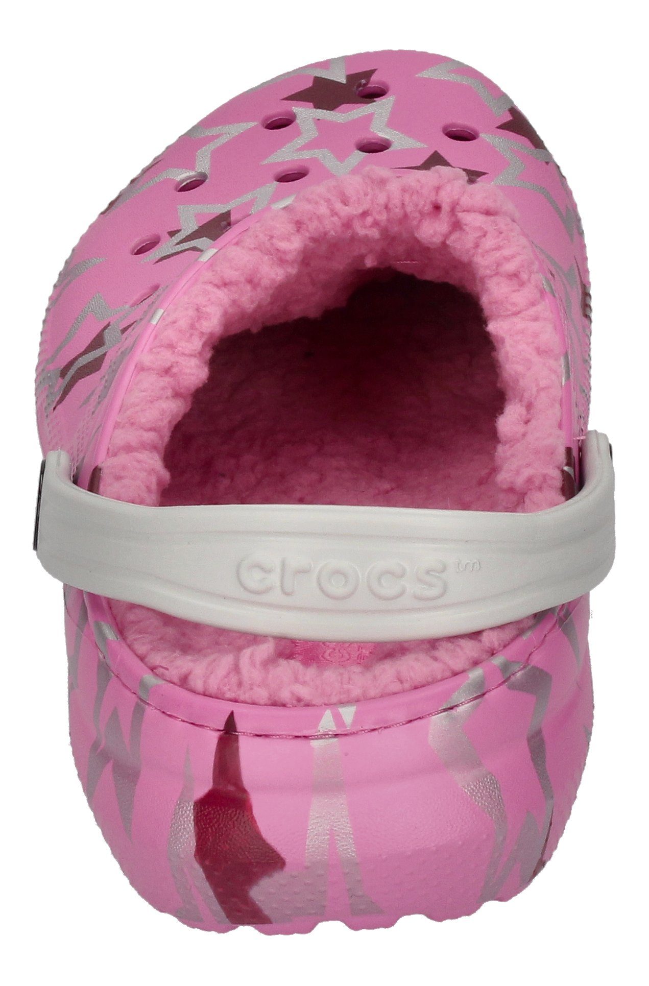 Pink CLOG LINED CLASSIC Multi Hausschuh DANCE DISCO PARTY KIDS Taffy Crocs