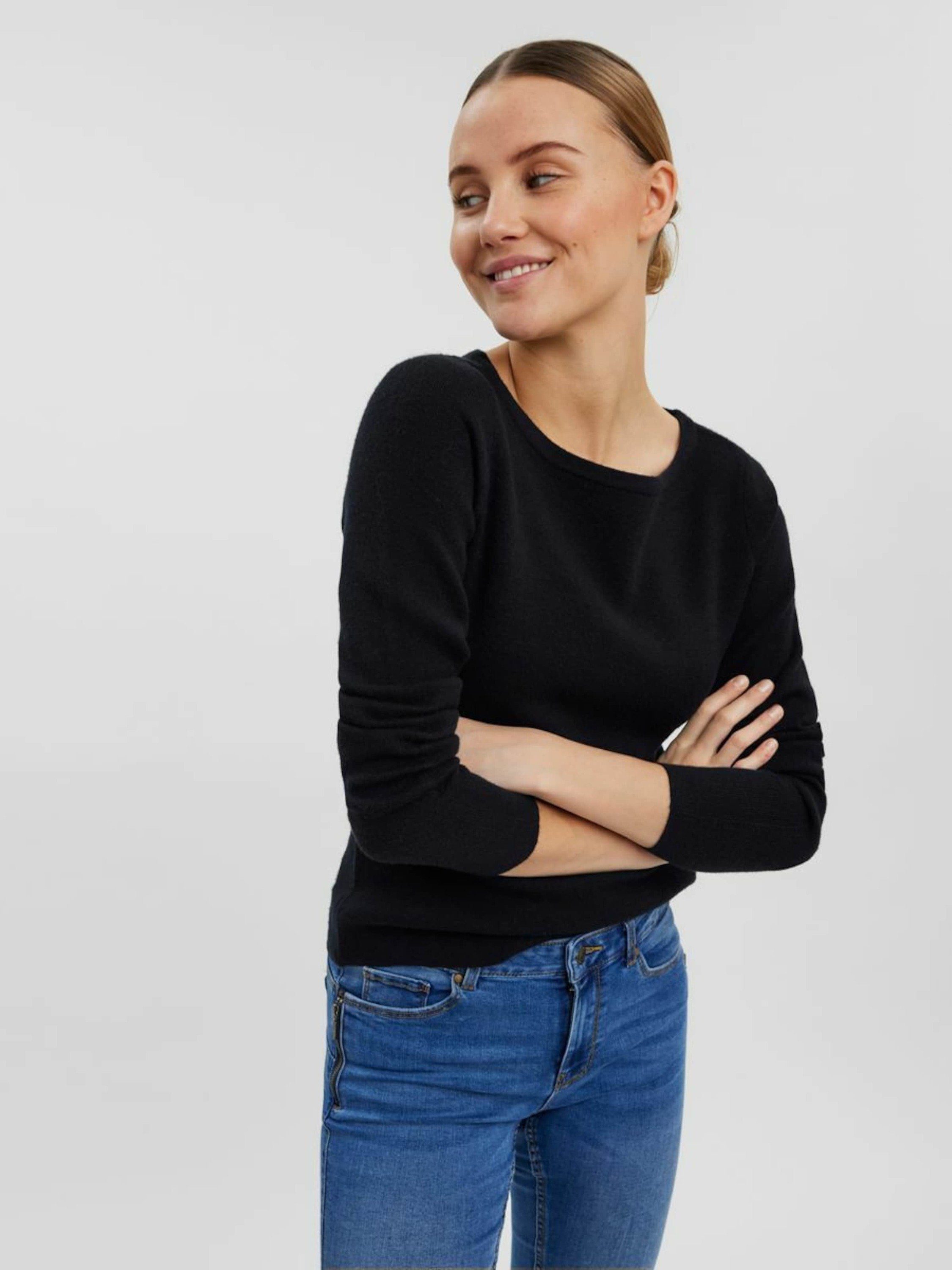 Vero Moda Strickpullover Gold Needle (1-tlg) Plain/ohne Details günstig online kaufen