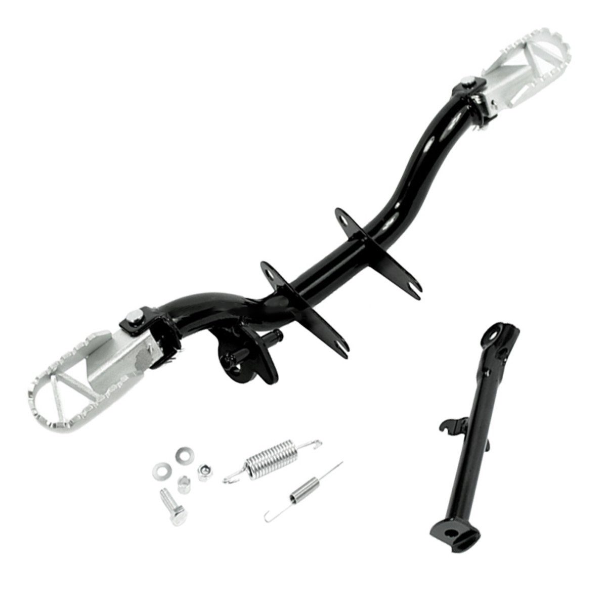Craftride Halter Sitzbank flach VS1 für Simson S51 / S50 / S70 + klappbare Fußrasten Se