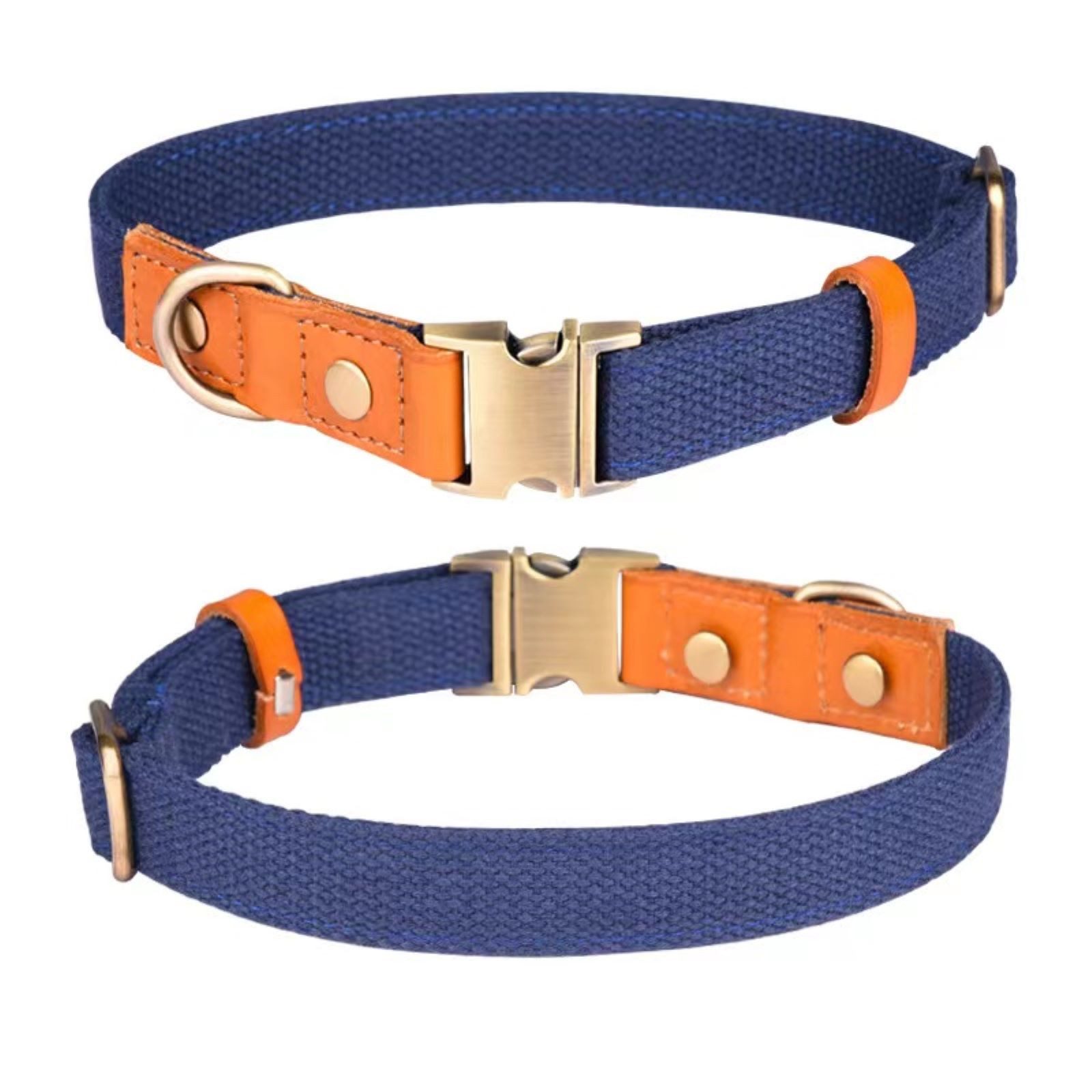 Illes-Laedchen Hunde-Halsband Set Hundehalsband und Hundeleine Leine und Halsband Nylon Leder, hochwertigste Qualität - erhältlich in vielen Größen und Farben