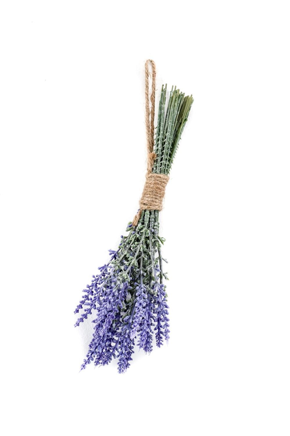 Kunstblumenstrauß Kunst Lavendelbund Saray, lila-blau, 25cm Lavendel, artplants, Höhe 25.0 cm