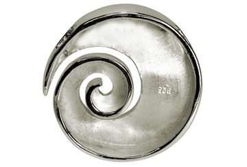 SILBERMOOS Kettenanhänger Anhänger große Spirale, 925 Sterling Silber