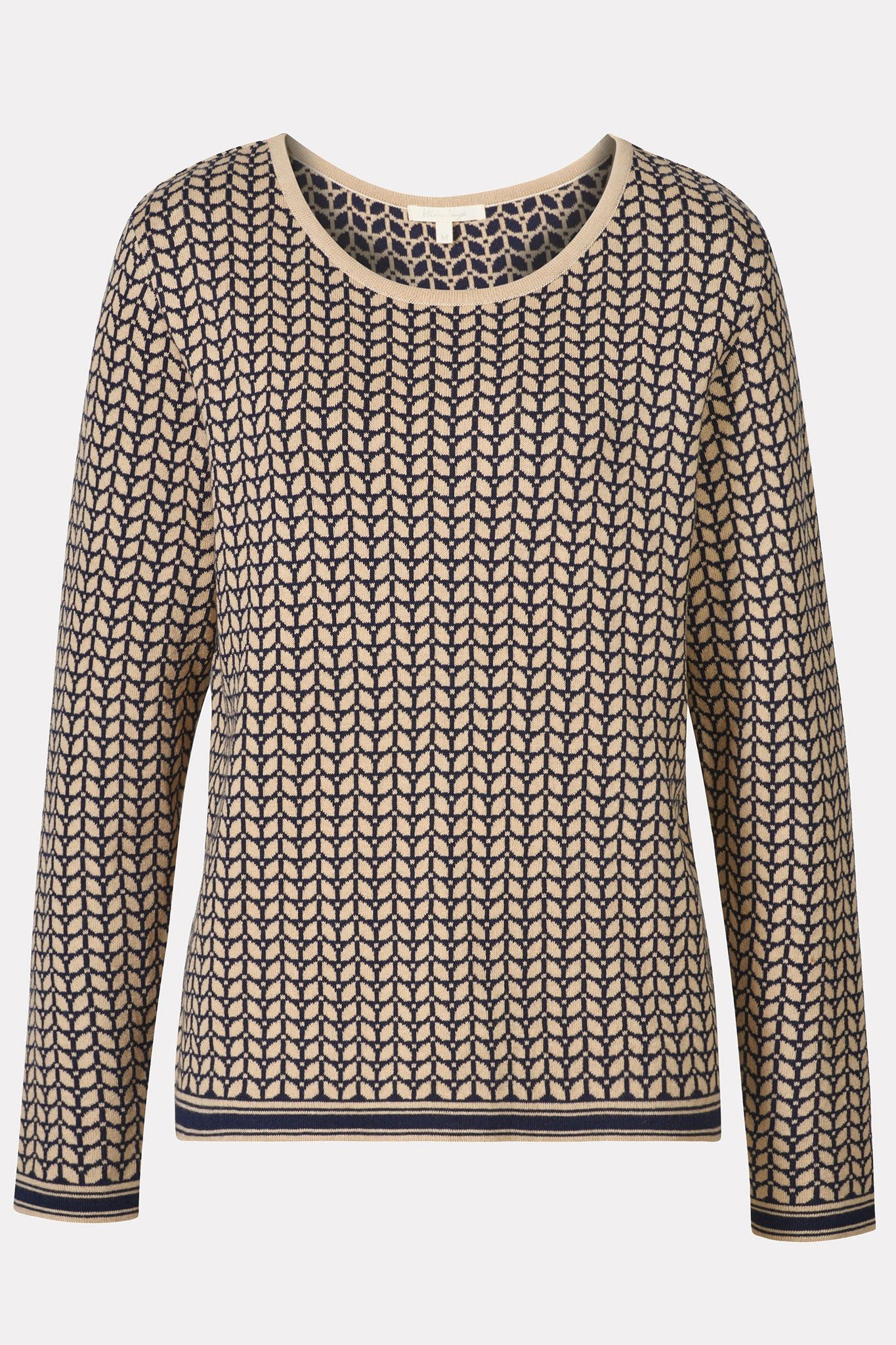 Himalaya Clothing Strickpullover Pullover Damen mit Blattdesign - Strickpul günstig online kaufen