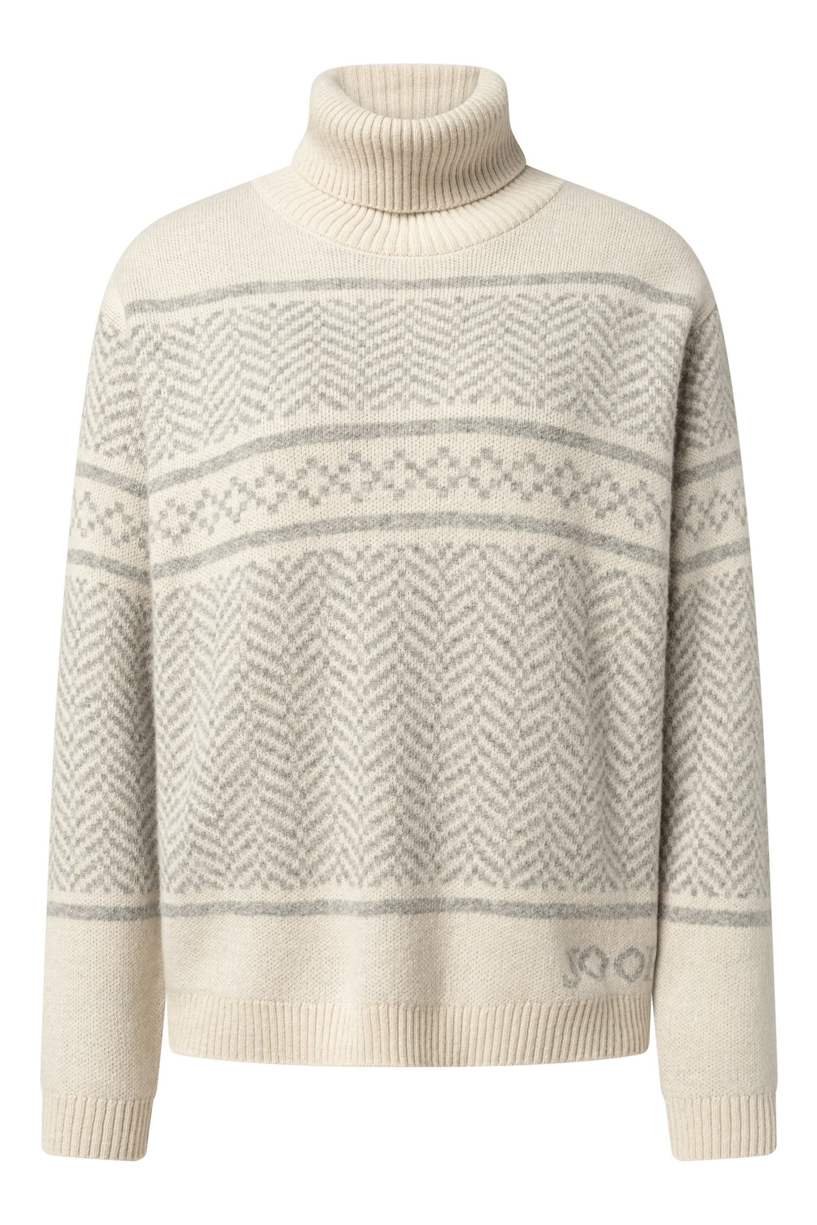 JOOP! Rollkragenpullover Korol hochwertiges Jacquardmuster, mit Kaschmiranteil