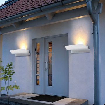 EGLO Außen-Wandleuchte, Leuchtmittel inklusive, Warmweiß, Wandleuchte Wandlampe Hauswandleuchte IP44 Eingangslampe LED