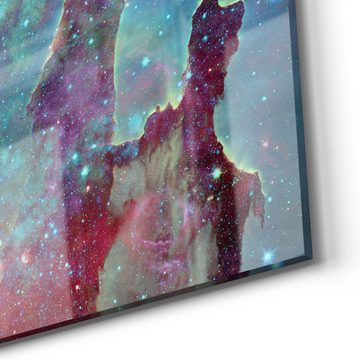 DEQORI Magnettafel 'NASA Nebula Realaufnahme', Whiteboard Pinnwand beschreibbar