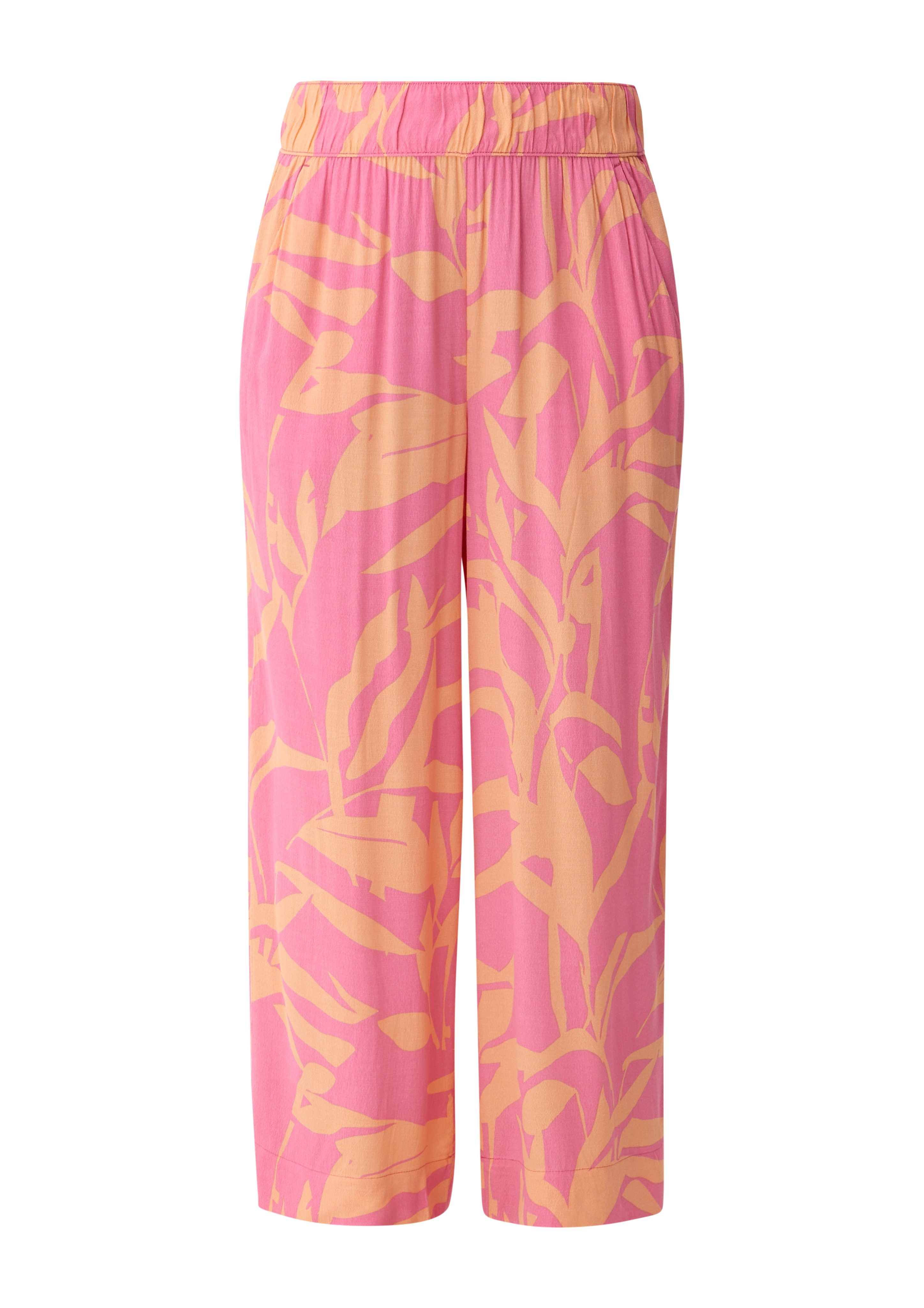 Loose: Crêpe-Struktur pink 7/8-Hose s.Oliver mit Hose