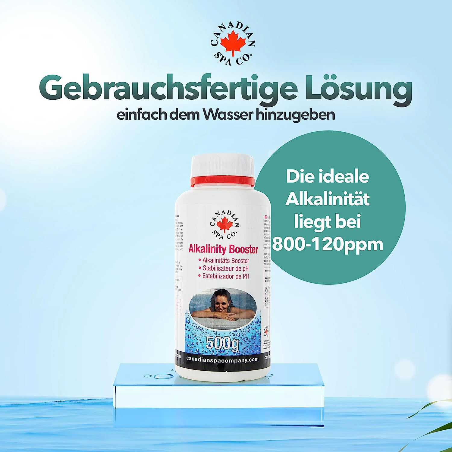 Canadian Spa GmbH Poolpflege Alkalinitäts-Anpasser, 1x 500g