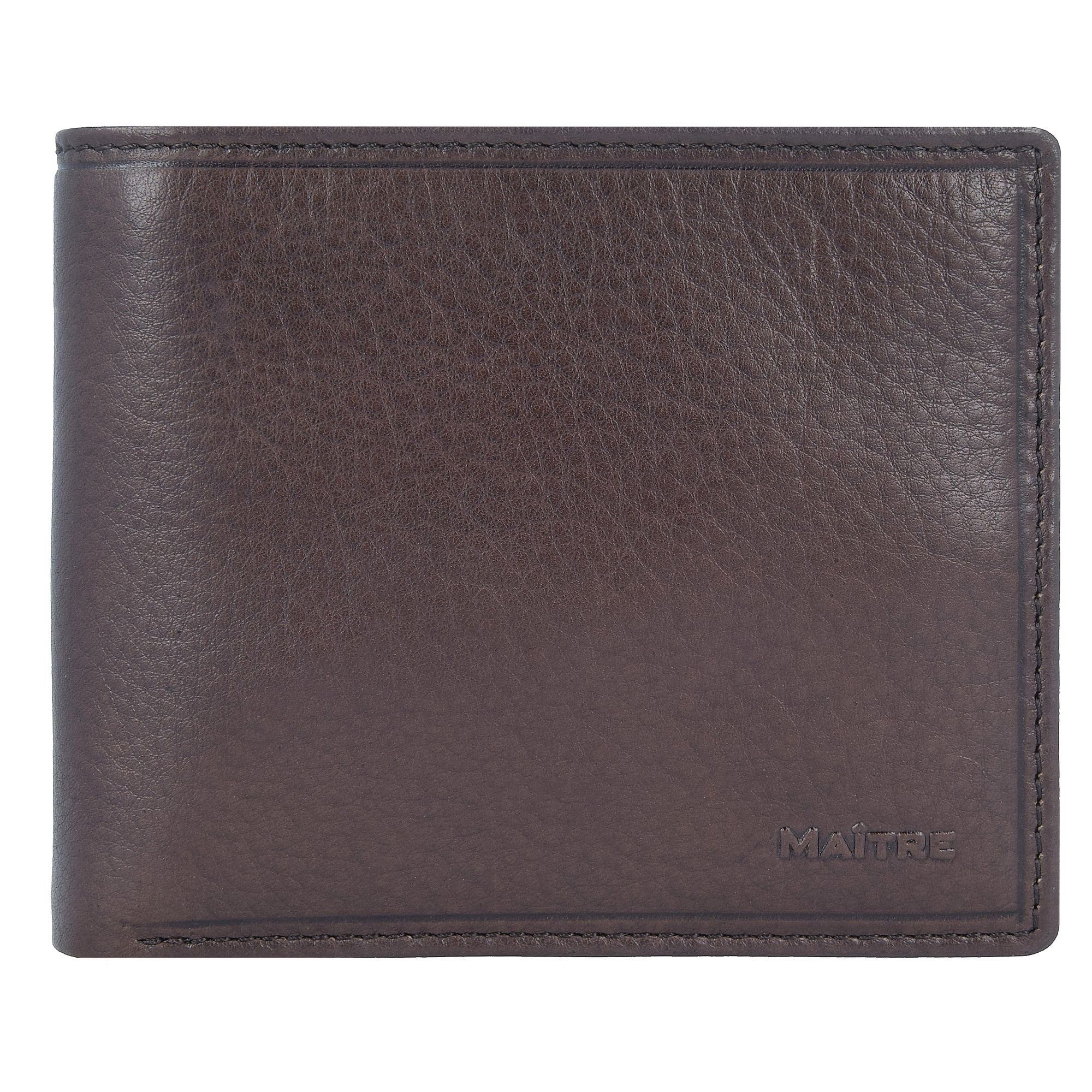 Maître Geldbörse Grumbach, Leder dark brown