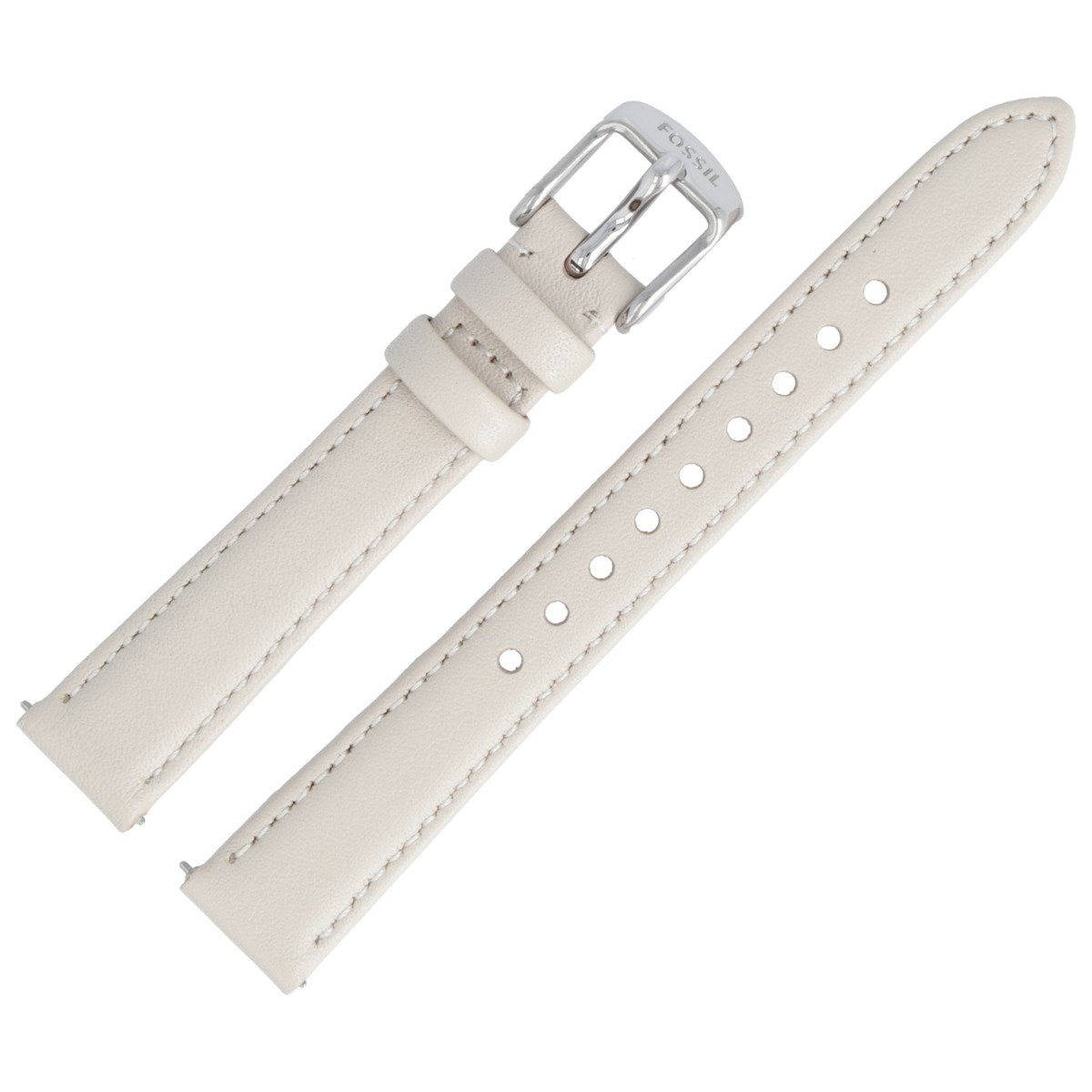 Fossil Uhrenarmband 14mm Leder Beige ES-3793 günstig online kaufen