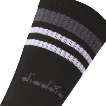 Diadora Sportsocken Unisex Tennissocken - 6er Pack, Logo, Streifen