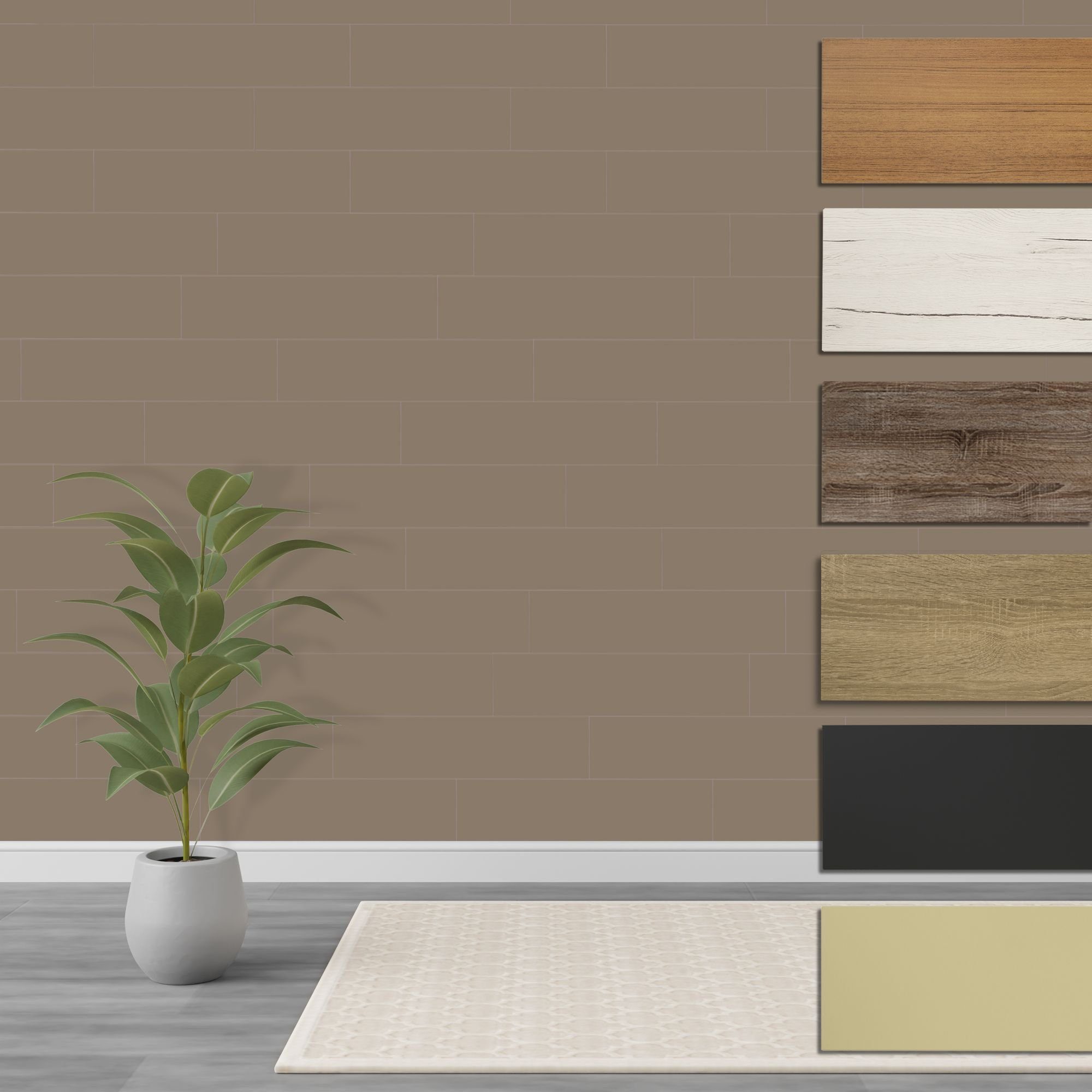 Hexim Wanddekoobjekt Sandgrey (Paneele aus MDF günstig online kaufen