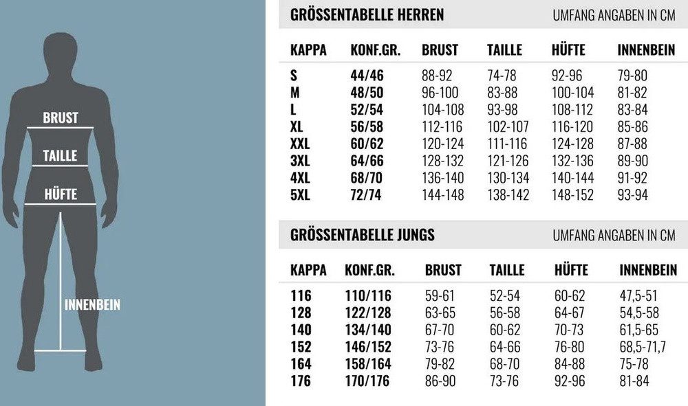 Kappa Poloshirt Poloshirt in großen Größen günstig online kaufen