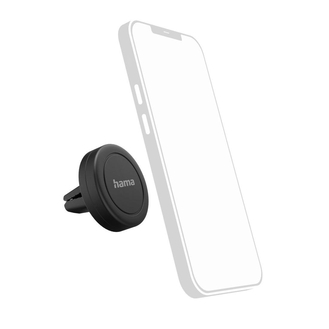 Hama Smartphone-Halterung Auto Handyhalterung "Magnet" für Lüftung, 360 Grad drehbar, universal, (bis 6,5 Zoll)