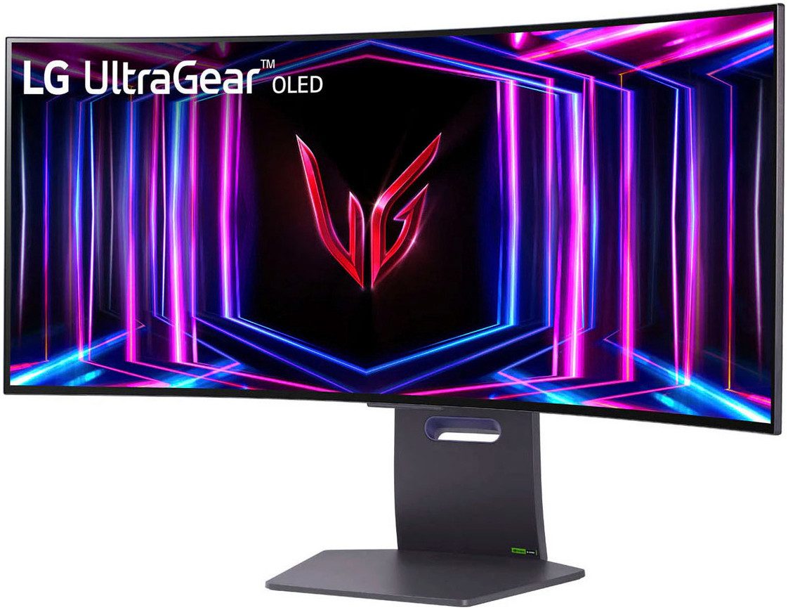 LG 34GS95QE Curved-Gaming-OLED-Monitor (86 cm/34 ", 3440 x 1440 px, UWQHD, 0,03 ms Reaktionszeit, 240 Hz, OLED)