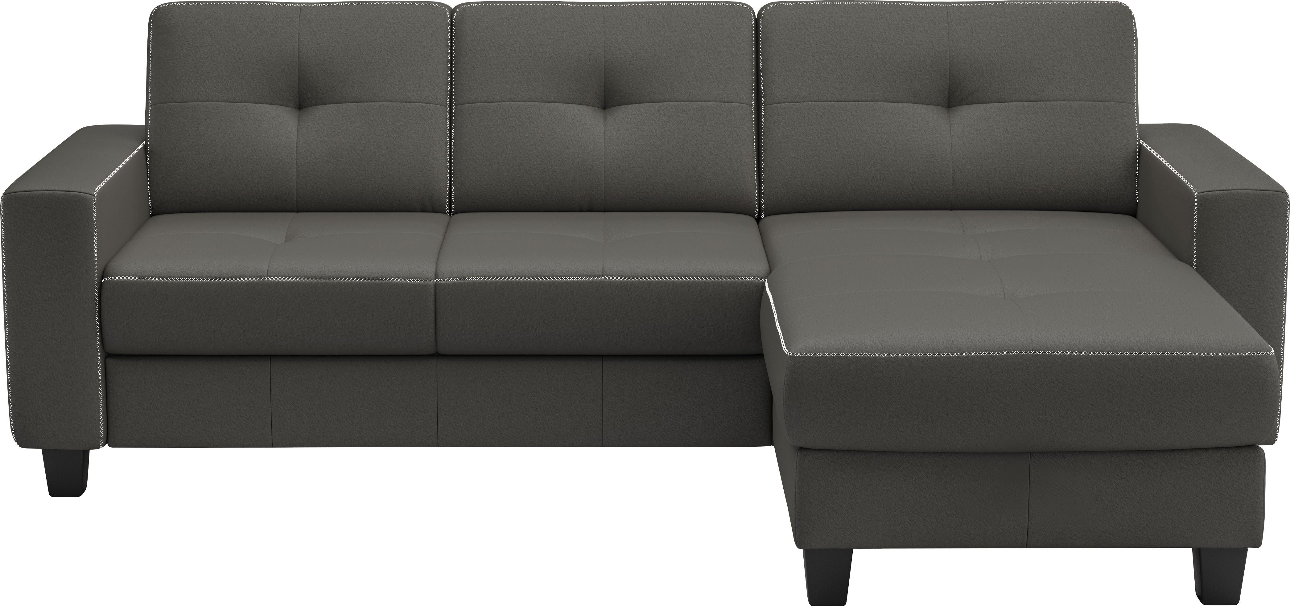 Home affaire Ecksofa Varese, wahlweise mit Bettfunktion und Bettkasten