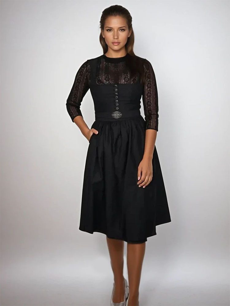 MarJo Dirndl Dirndl Otterfing 70cm Länge asphalt