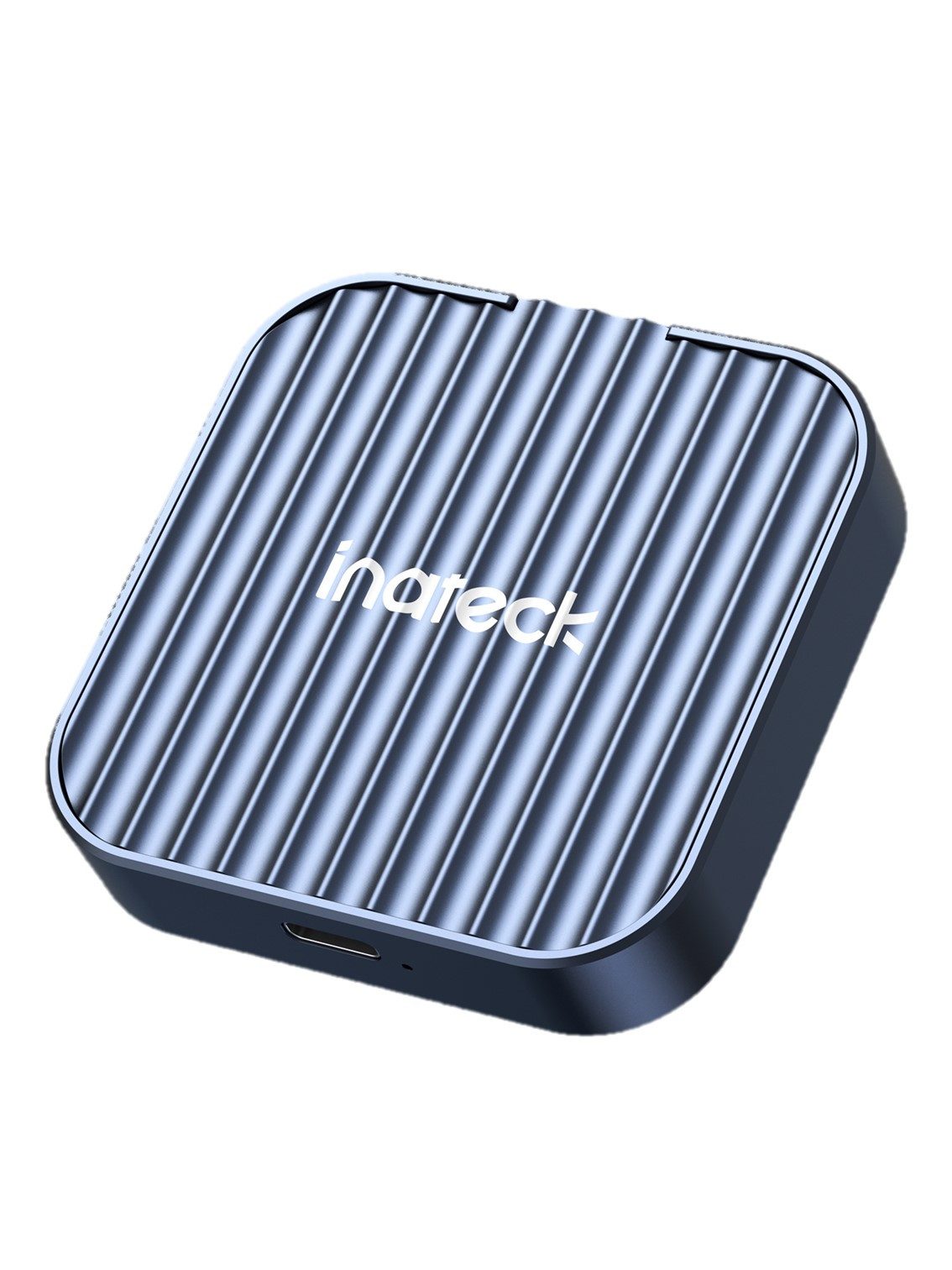Inateck Festplatten-Gehäuse Magnetisches M.2 SSD Gehäuse, Typ-C USB 3.2 für 2230 NGFF&NVME, 10Gbps, unterstützt Windows/Linux/Android/MacOS