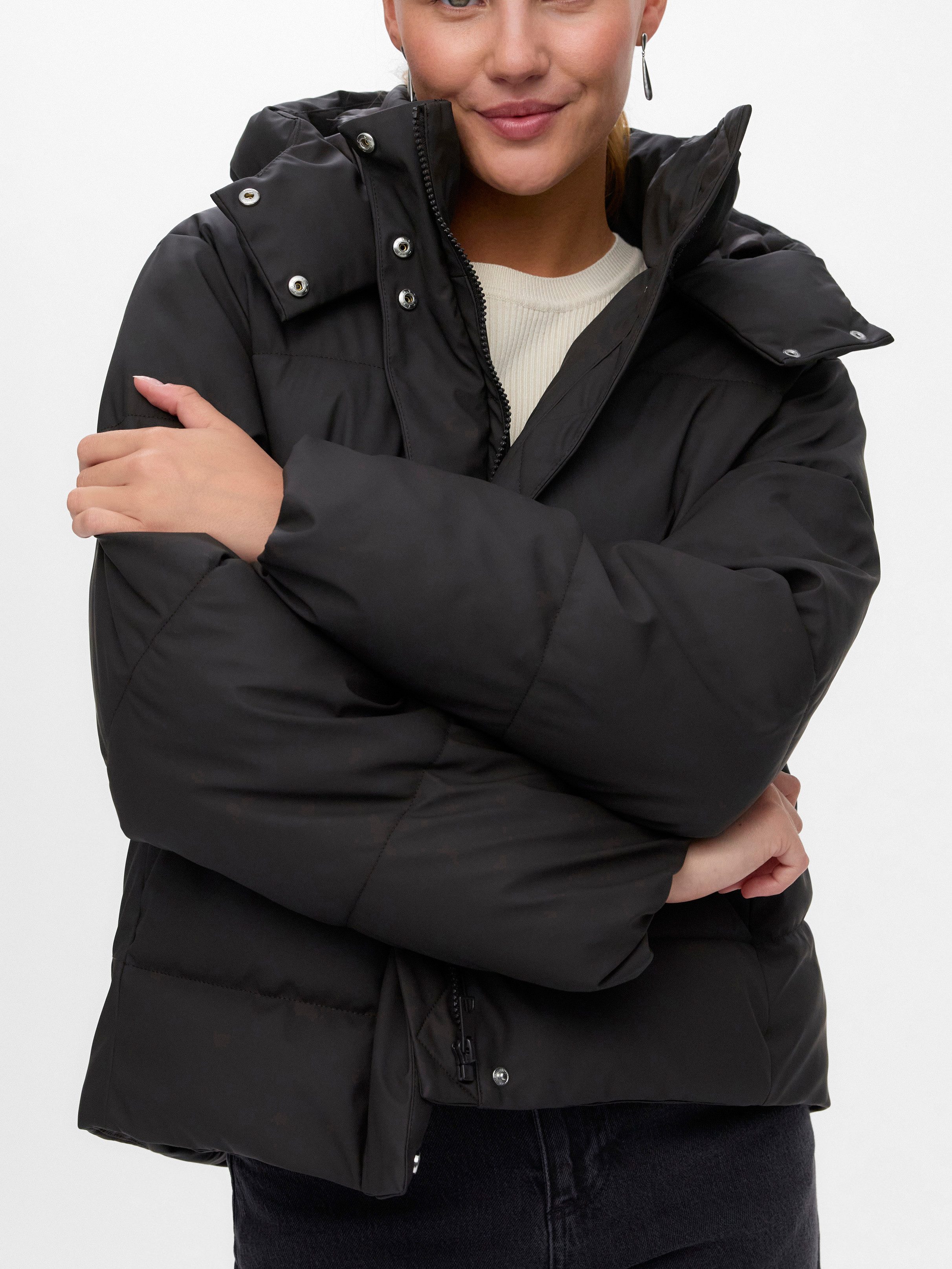 Vero Moda Steppjacke VMGRETAKYLIE SHORT COATED JACKET NOOS Lederimitat